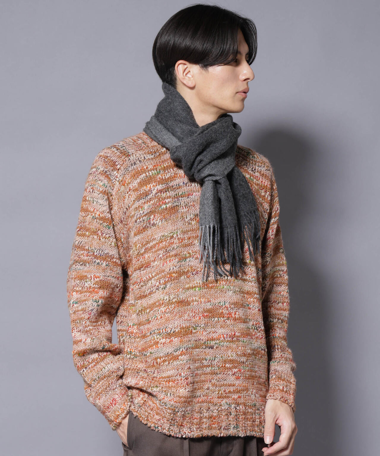 ソフトカシミヤブレンドマフラー