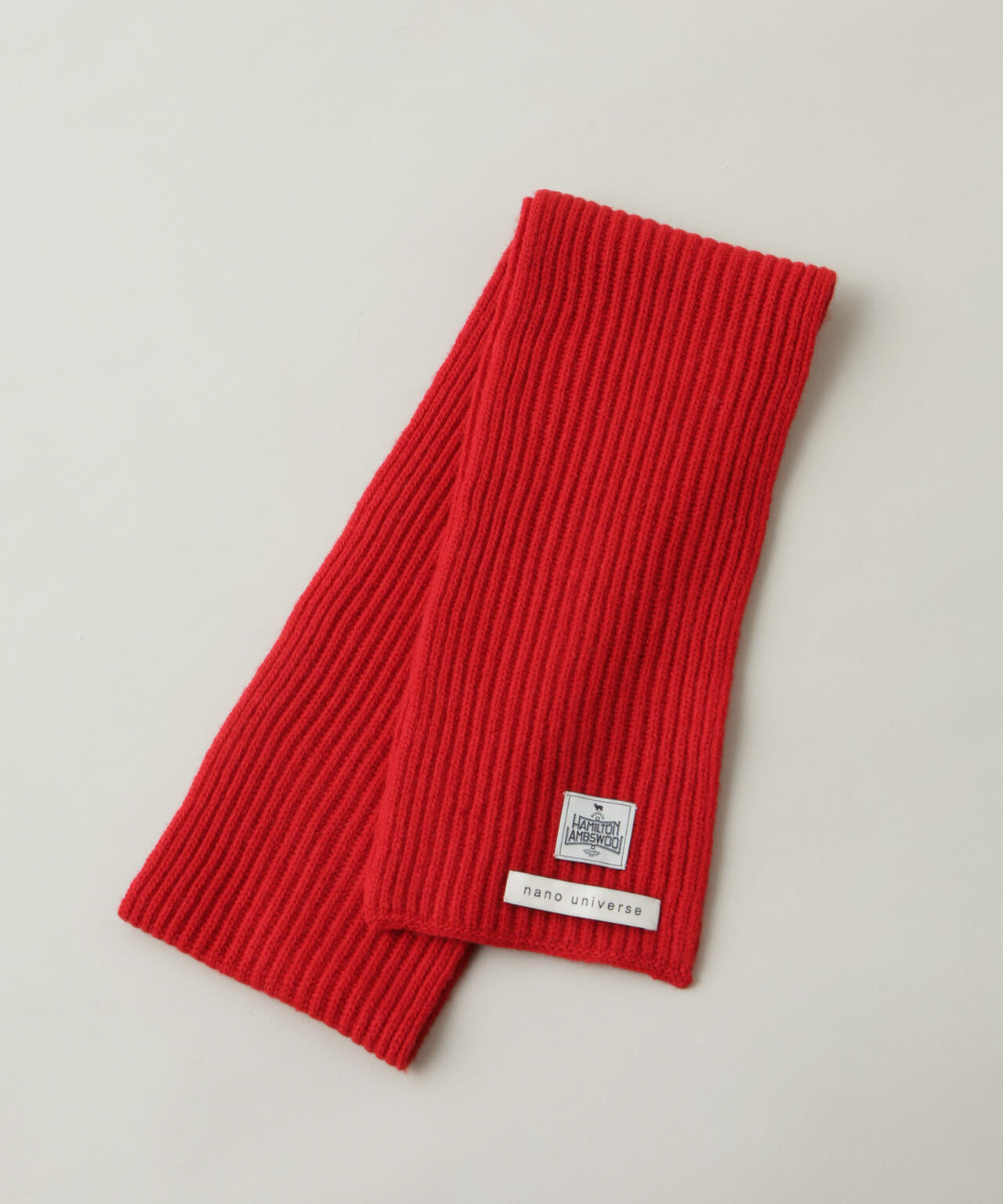 HAMILTON 10ANNIVERSARY WOOL ニットマフラー