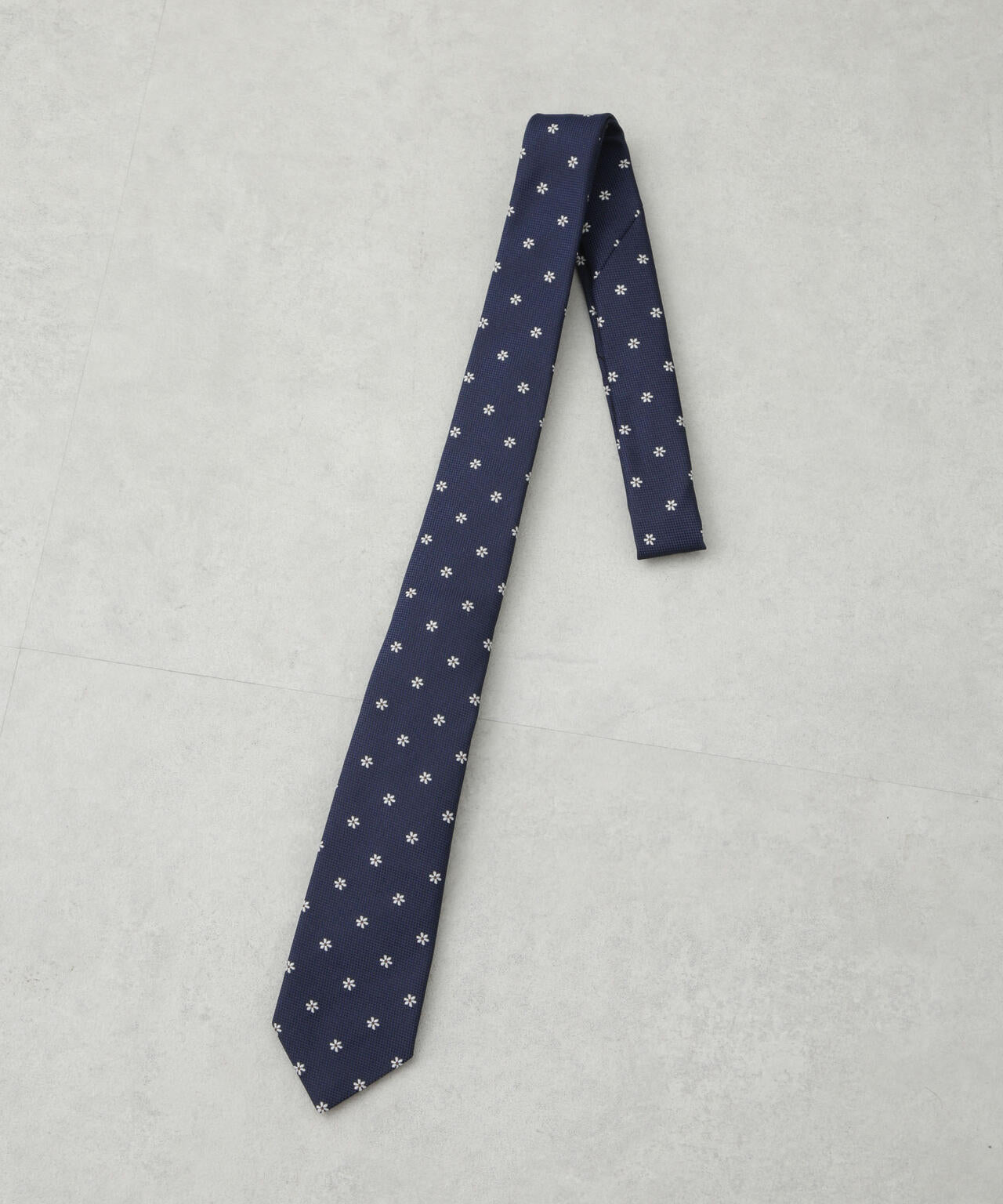 京都西陣ウォッシャブルフラワーモチーフネクタイ