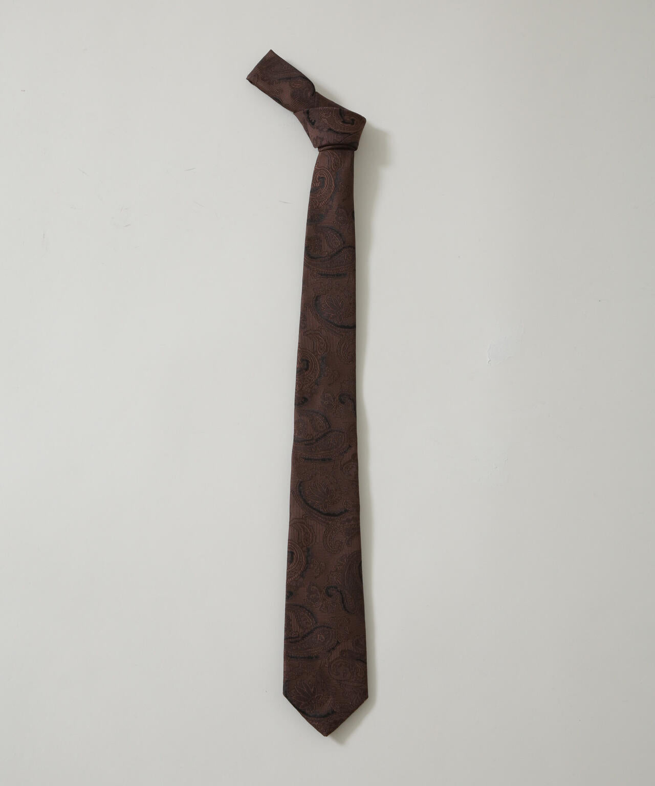 京都西陣ウォッシャブルシャドーペイズリーネクタイ 1
