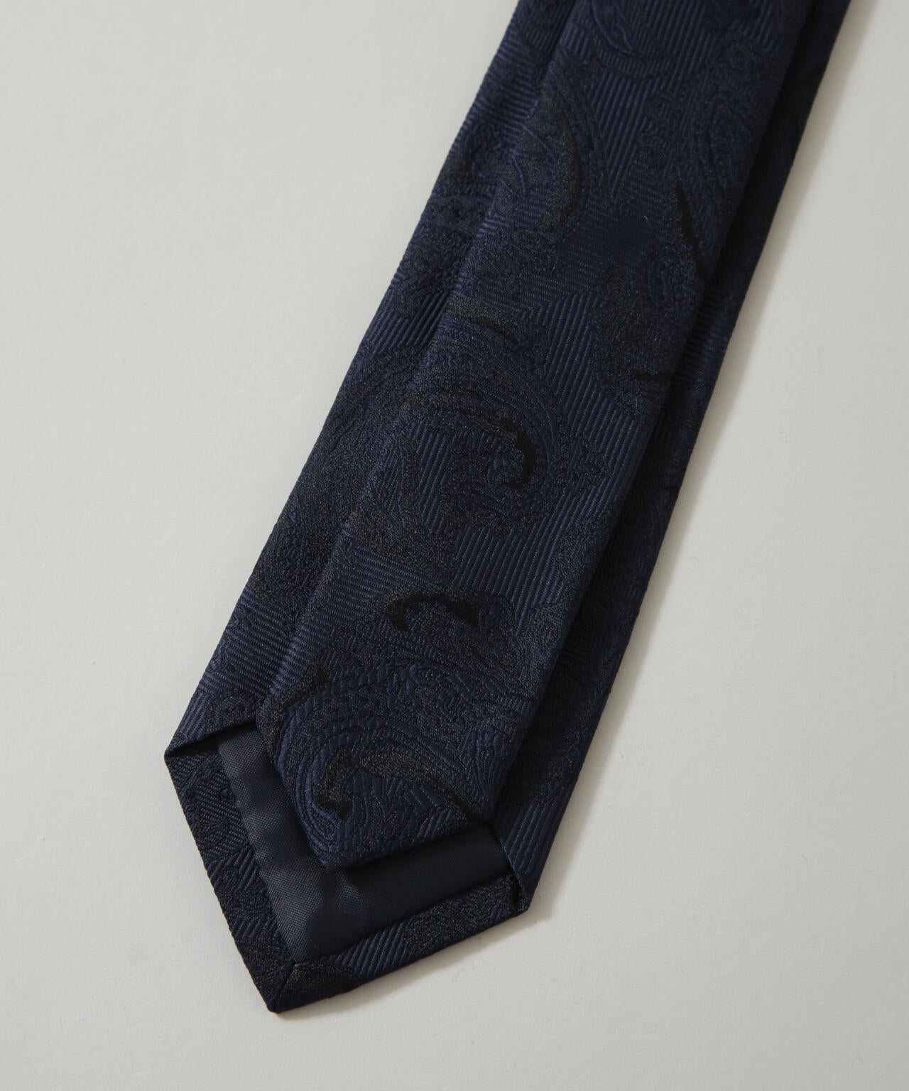 京都西陣ウォッシャブルシャドーペイズリーネクタイ 1