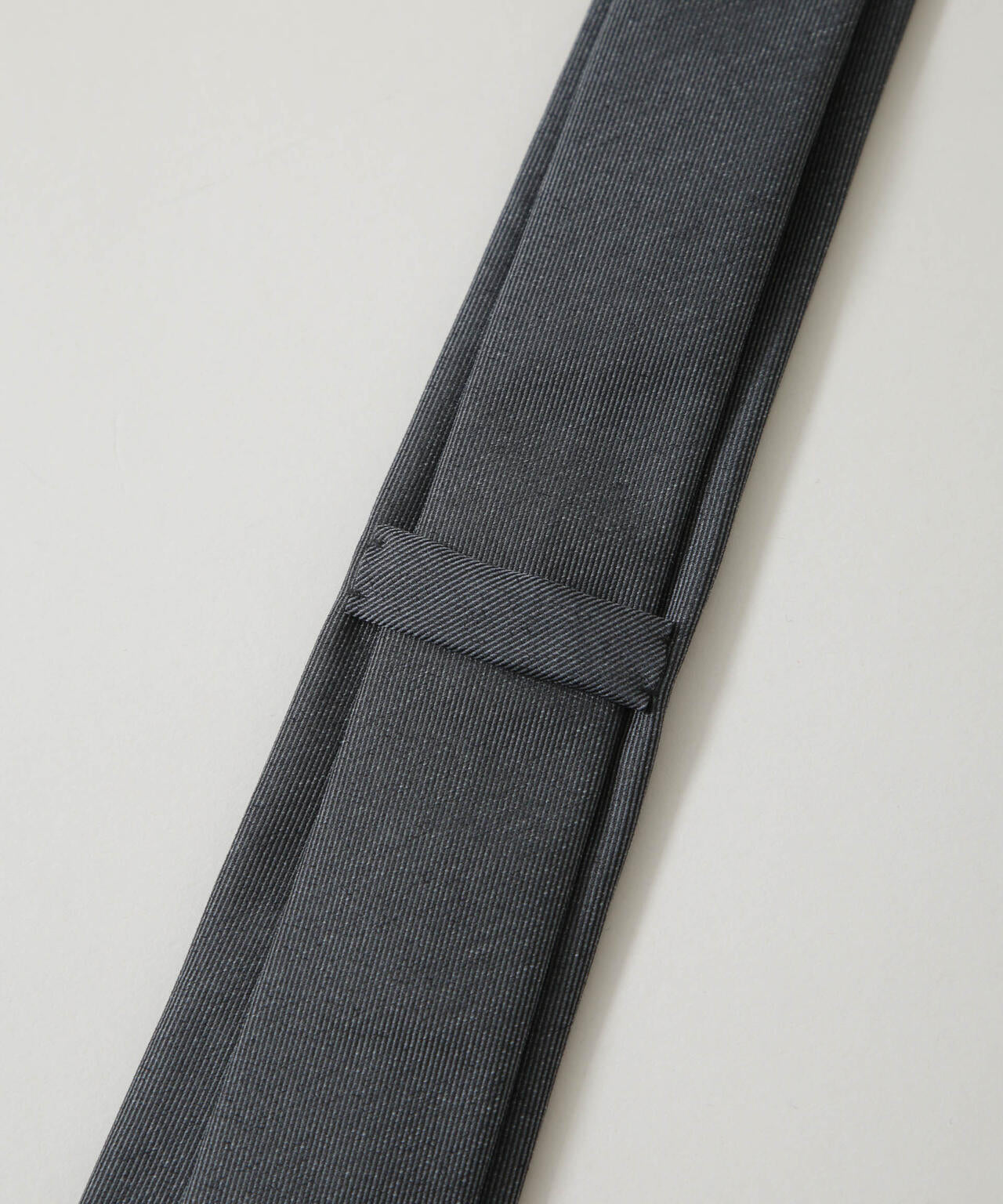 京都西陣ウォッシャブルメランジソリッドネクタイ