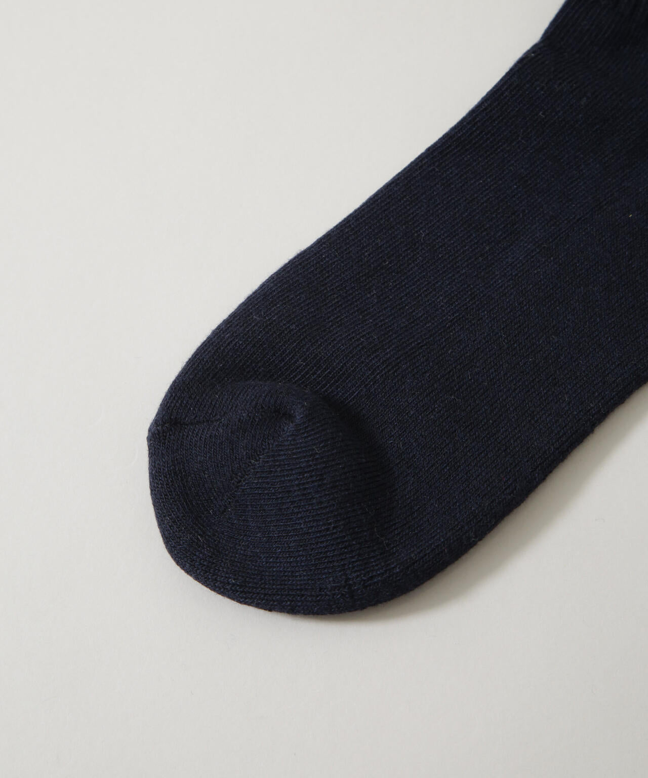 「NJ/CLUB」 クォーターリブロゴ刺繍ソックス