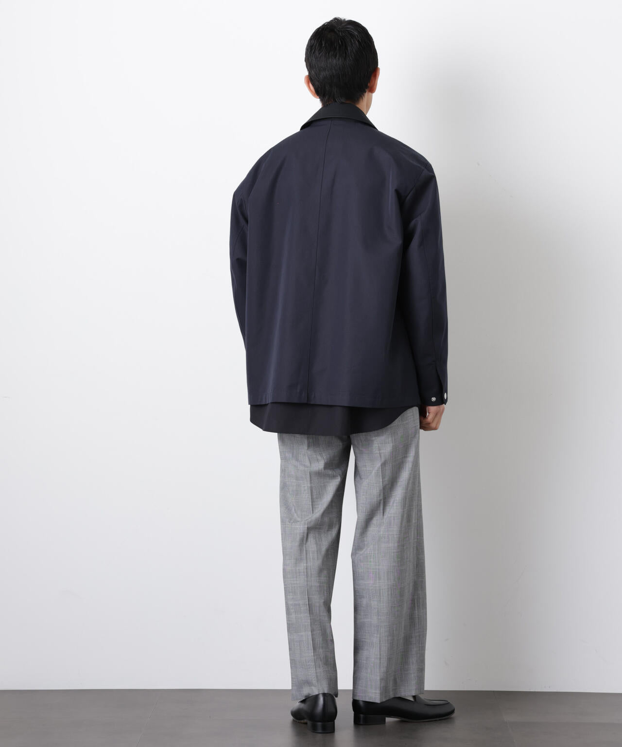 オーバージャケット「WARP PRINT」ライニング/撥水