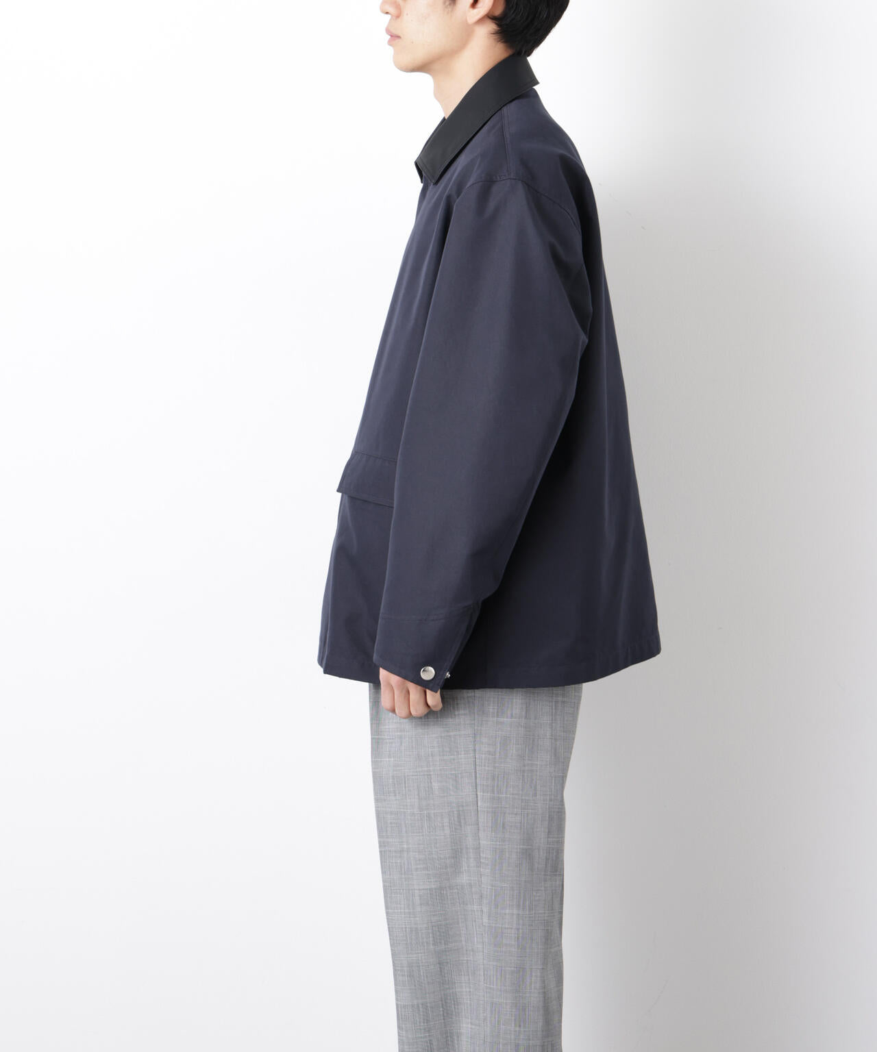 オーバージャケット「WARP PRINT」ライニング/撥水