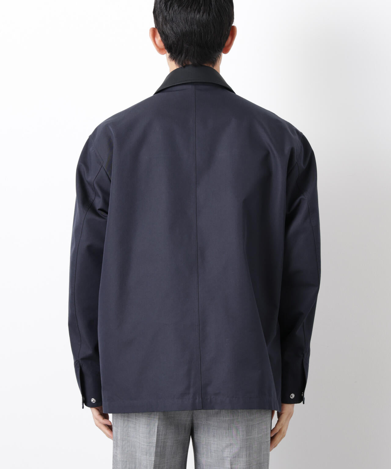 オーバージャケット「WARP PRINT」ライニング/撥水