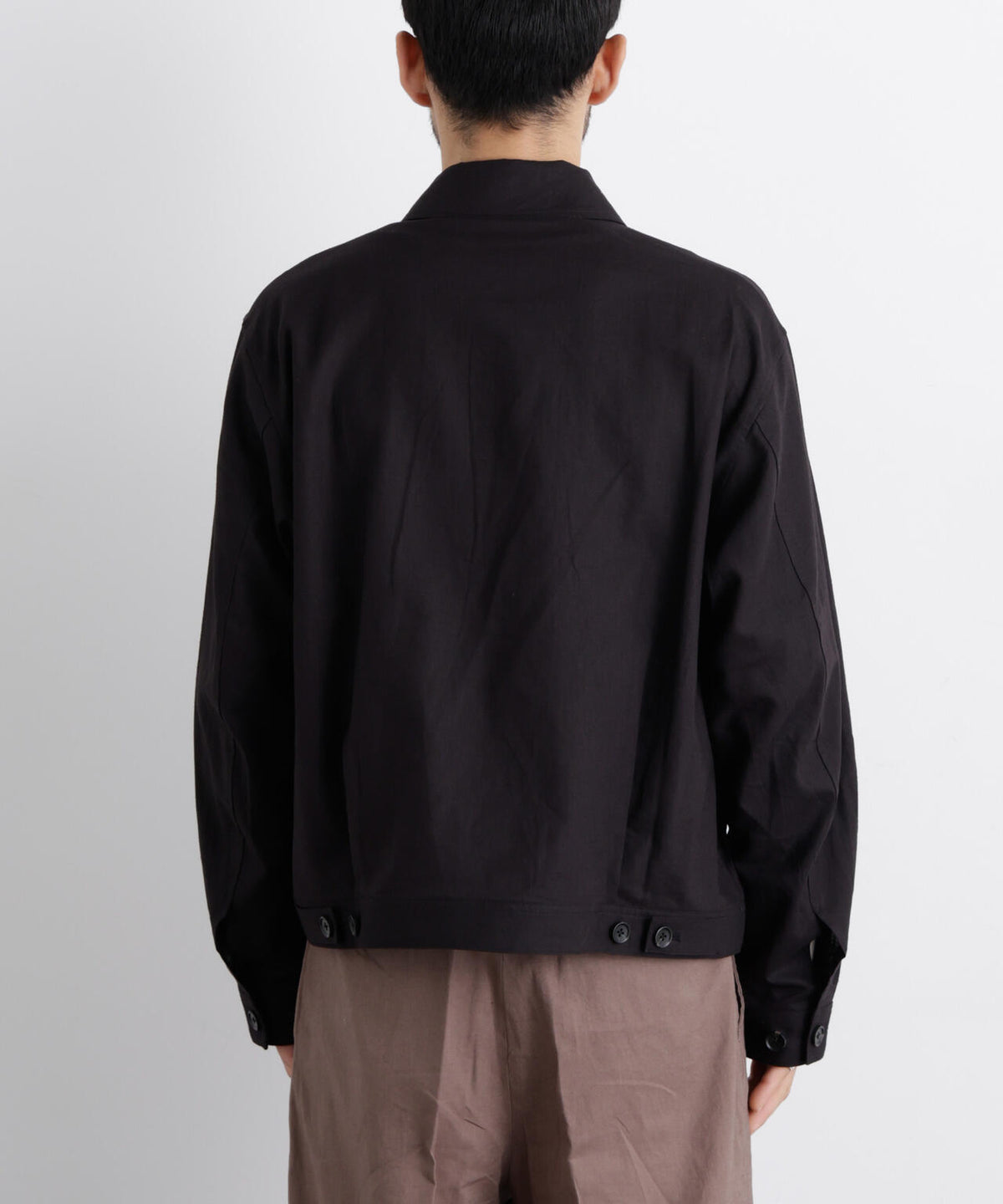 「FRENCH LINEN」リネンコットンシャツブルゾン