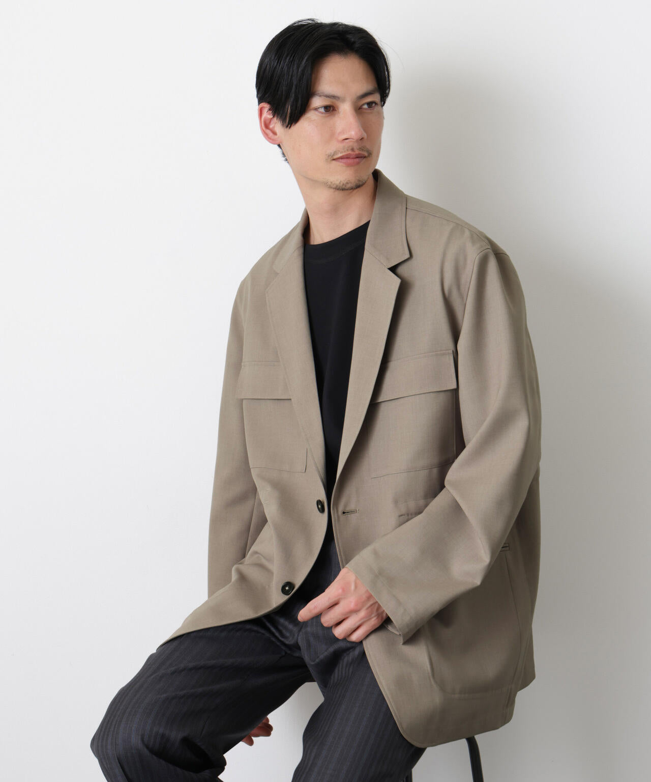 「Gavante」 ドライギャバテーラードジャケット