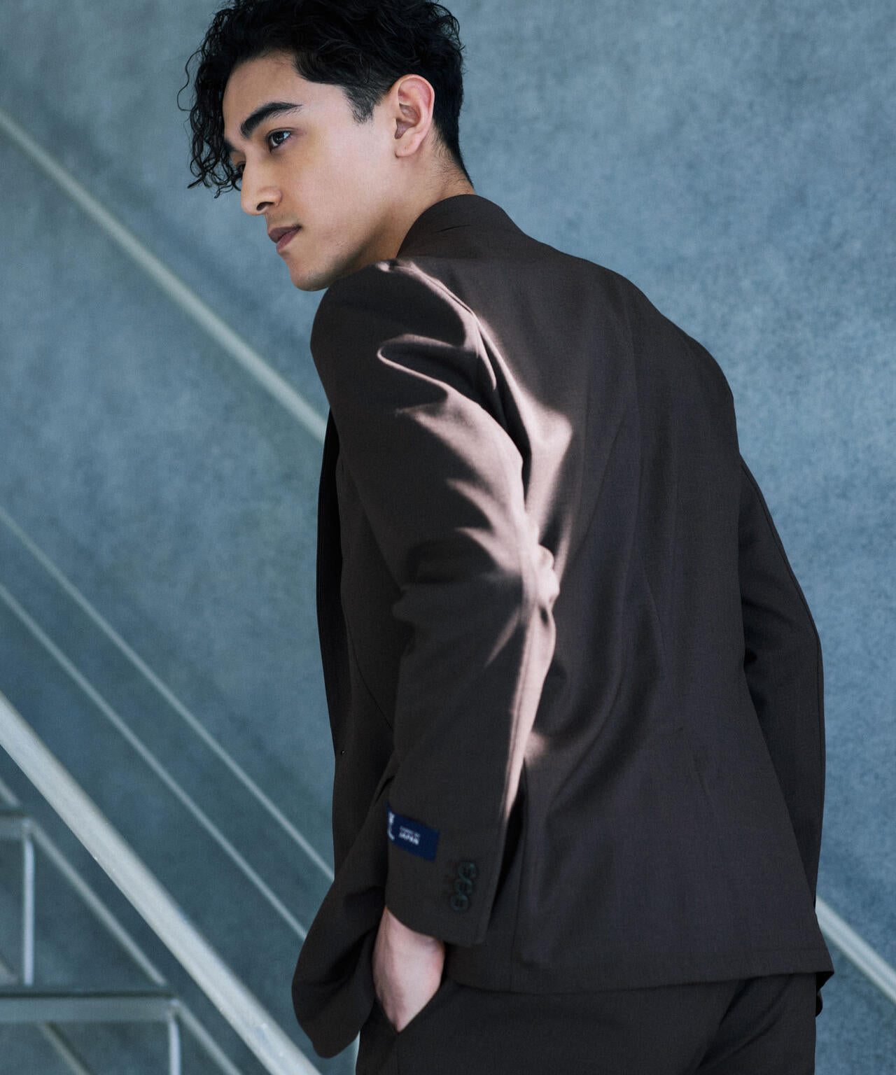 「DamerinoSelect」JAPANfabricウールストレッチジャケット(セットアップ可)