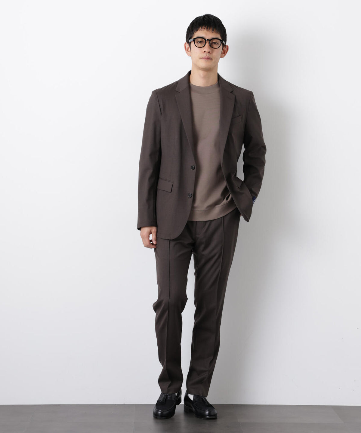 「DamerinoSelect」JAPANfabricウールストレッチジャケット(セットアップ可)