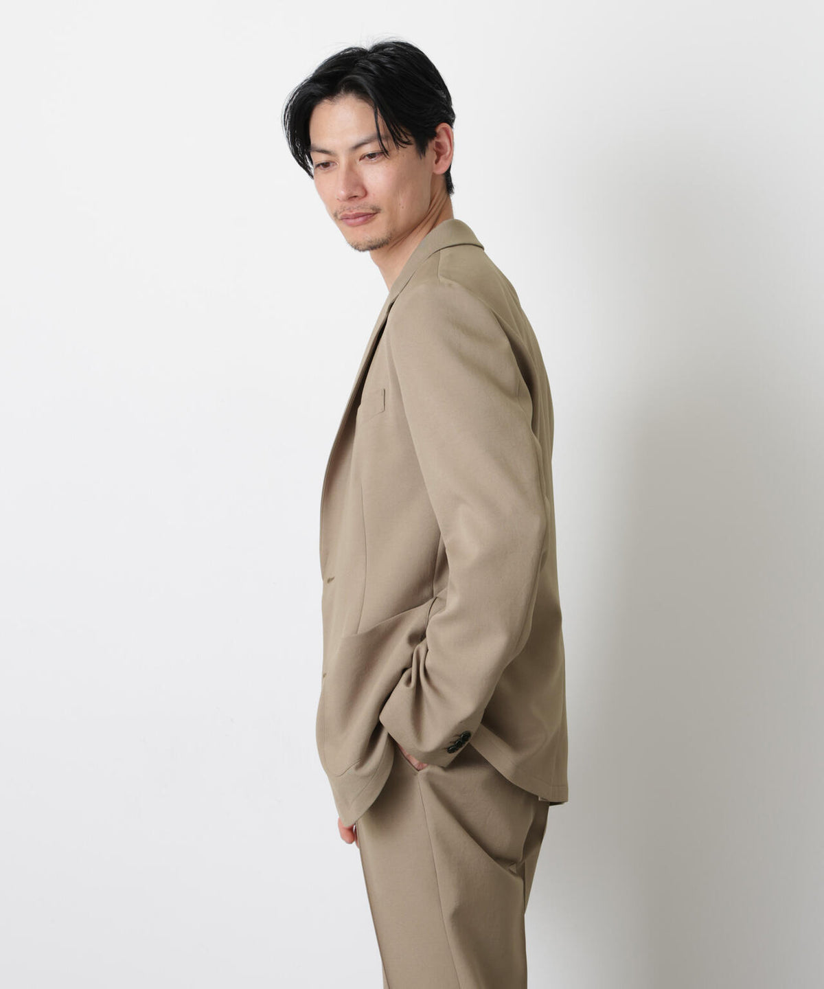 「DamerinoSelect」ダントツオチール防汚テックストレッチジャケット(セットアップ可)