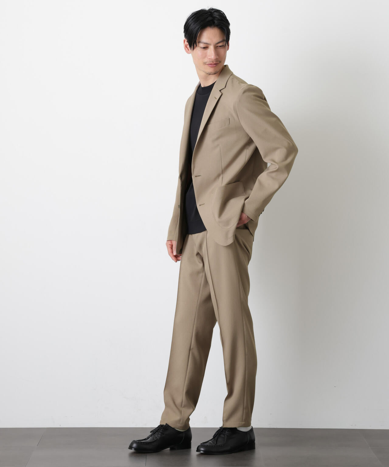 「DamerinoSelect」ダントツオチール防汚テックストレッチジャケット(セットアップ可)