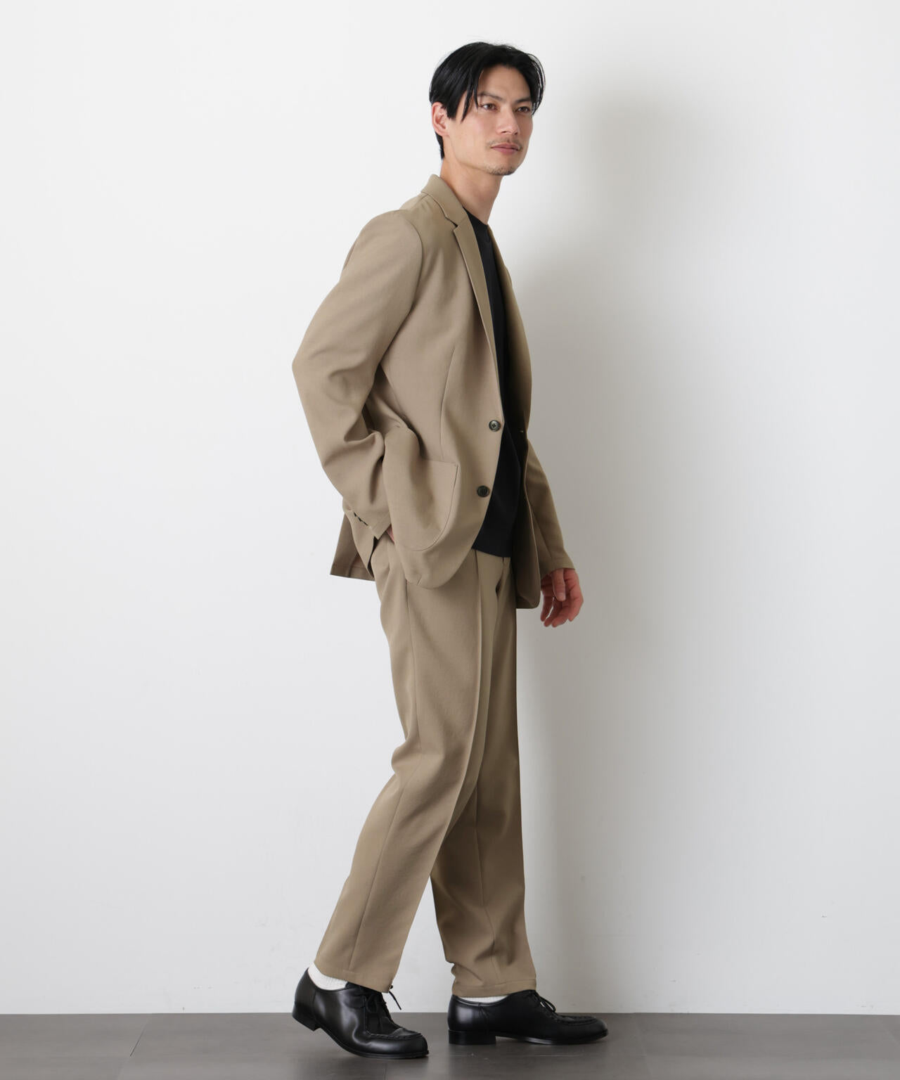 「DamerinoSelect」ダントツオチール防汚テックストレッチジャケット(セットアップ可)