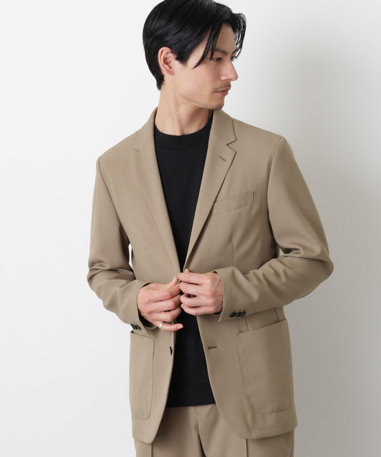 「DamerinoSelect」ダントツオチール防汚テックストレッチジャケット(セットアップ可)