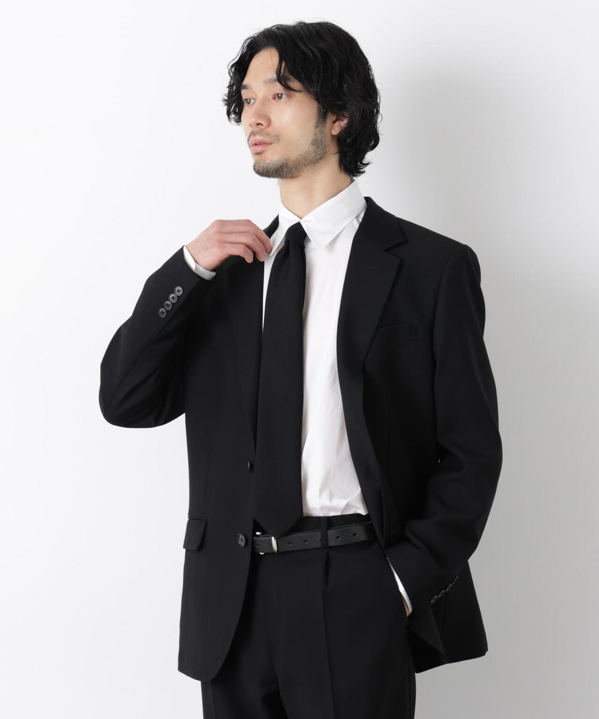 「Damerino Formal」 ブラックフォーマルオールシーズンジャケット(セットアップ可)