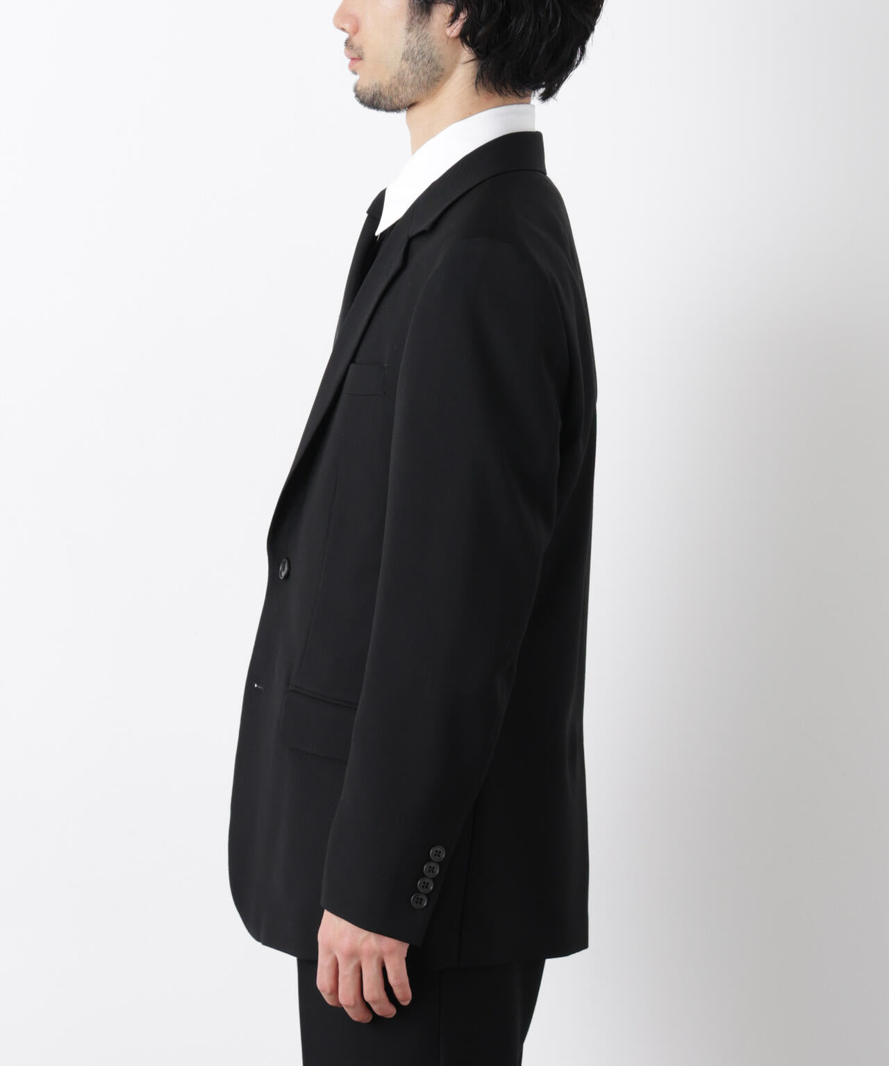 「Damerino Formal」 ブラックフォーマルオールシーズンジャケット(セットアップ可)