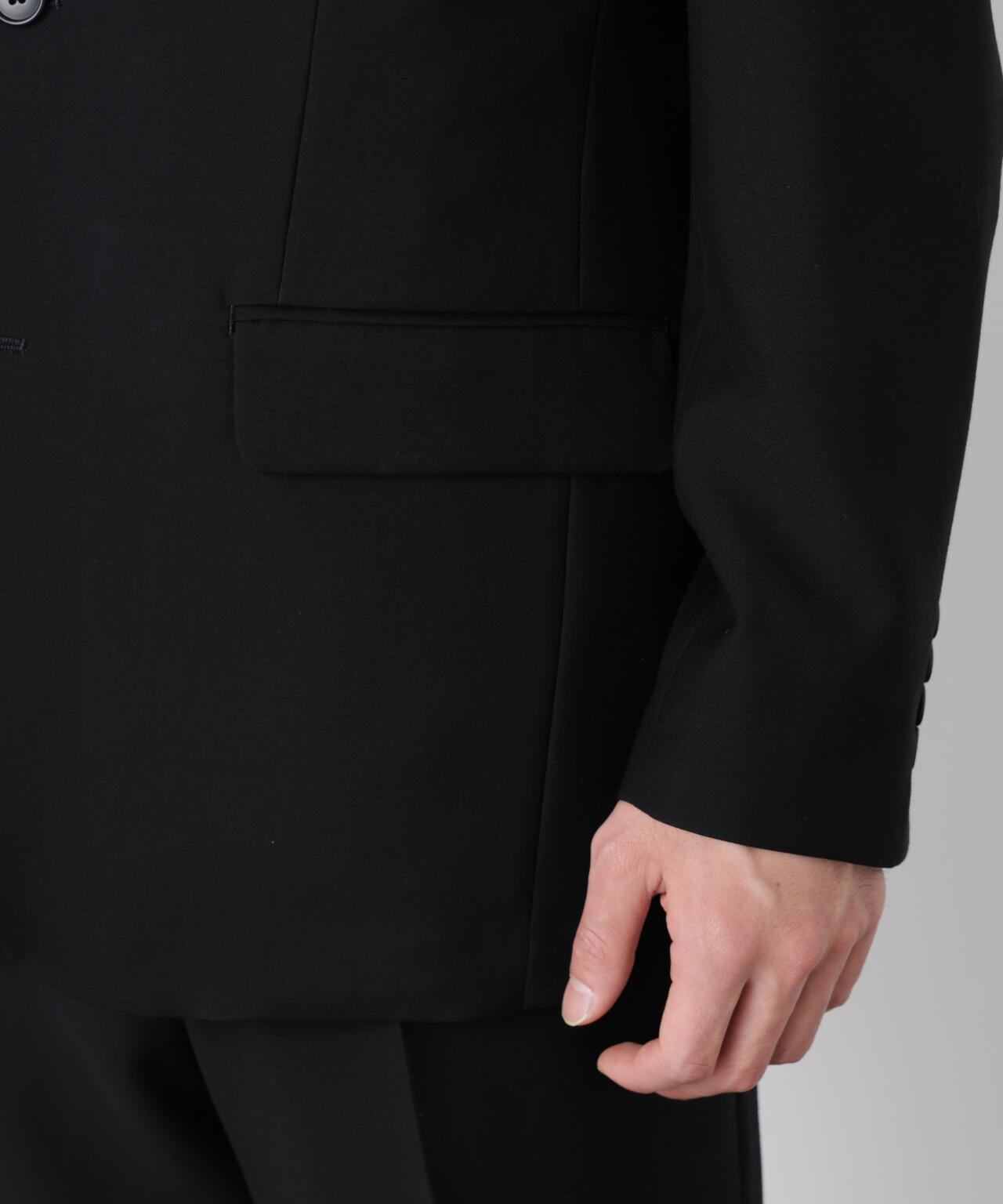 「Damerino Formal」 ブラックフォーマルオールシーズンジャケット(セットアップ可)