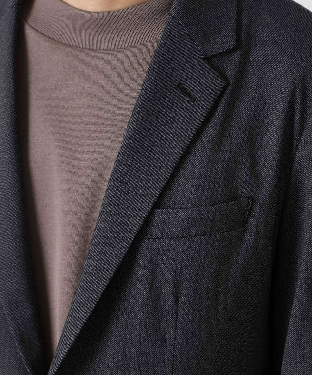 【大人気セットアップ】「Damerino」 軽量ジャージーデニムライクストレッチセットアップ