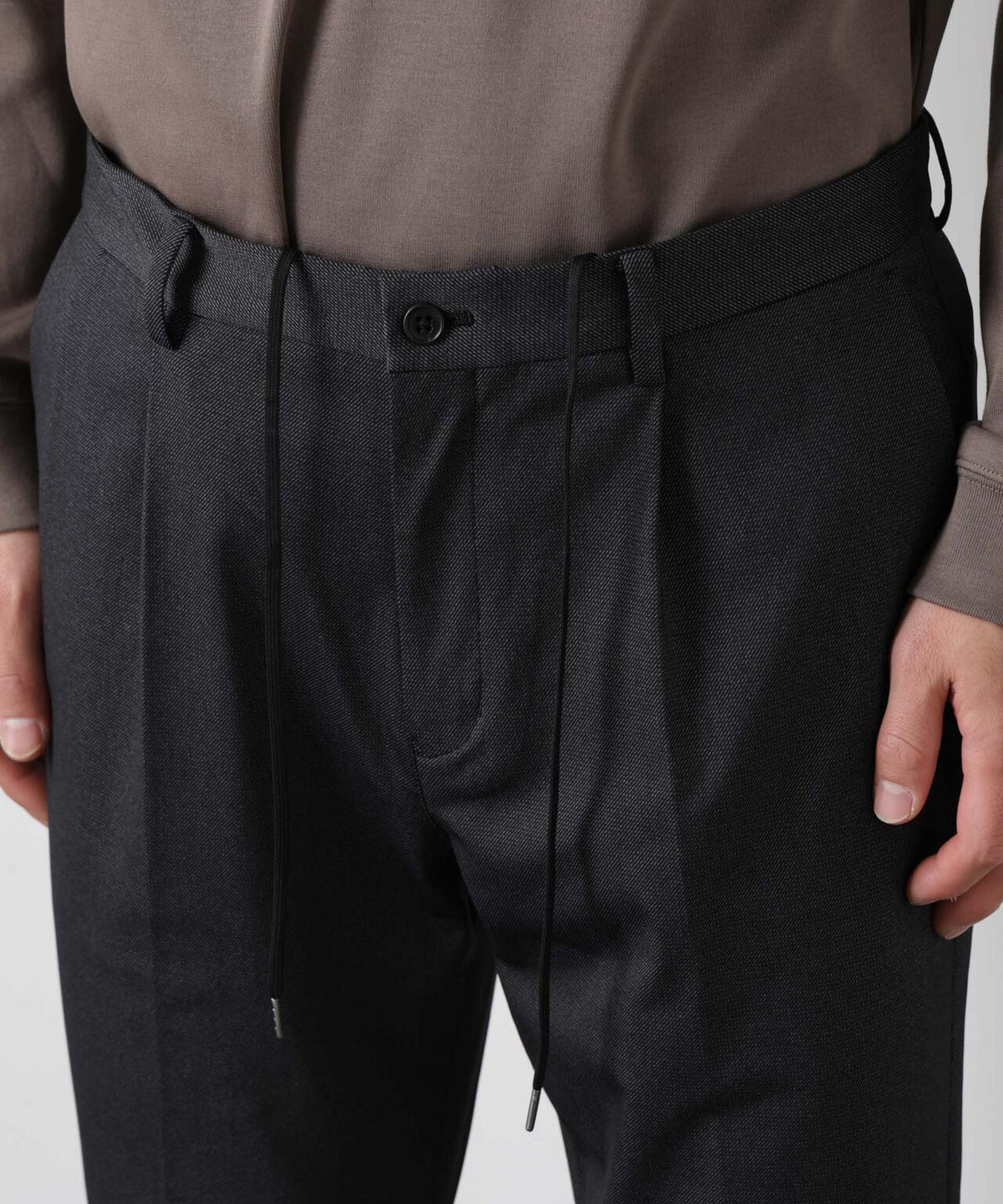 【大人気セットアップ】「Damerino」 軽量ジャージーデニムライクストレッチセットアップ
