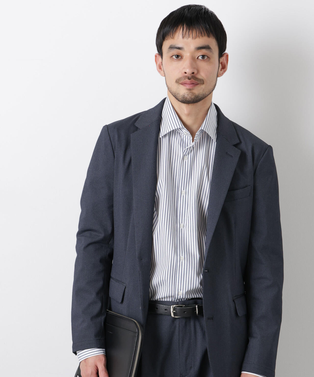 【大人気セットアップ】「Damerino」 軽量ジャージーデニムライクストレッチセットアップ