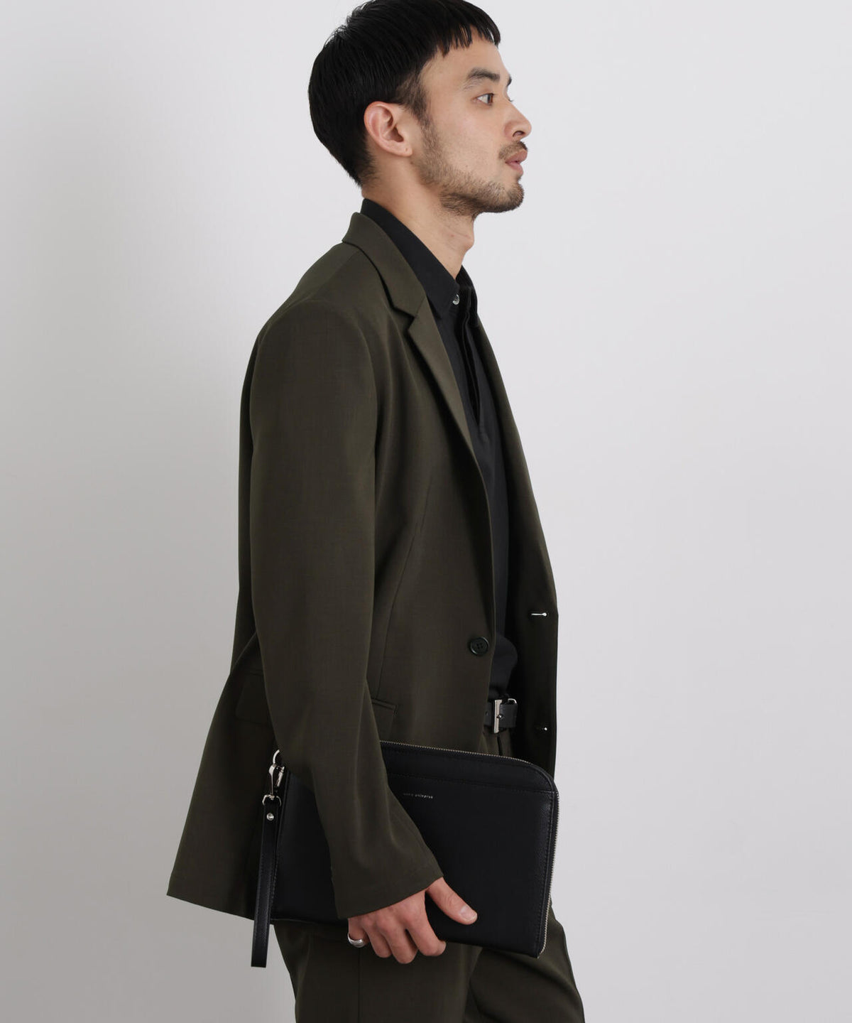 【大人気セットアップ】「Damerino」 クールタッチストレッチセットアップ/接触冷感.UVカット