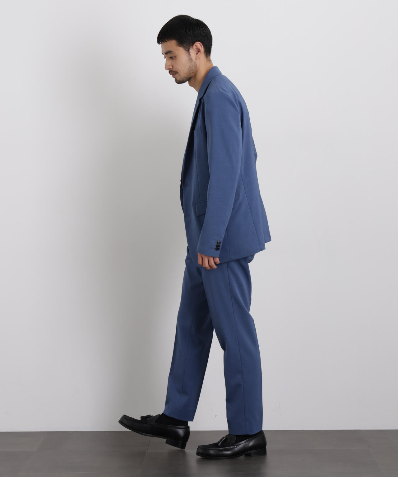 【大人気セットアップ】「Damerino」 クールタッチストレッチセットアップ/接触冷感.UVカット