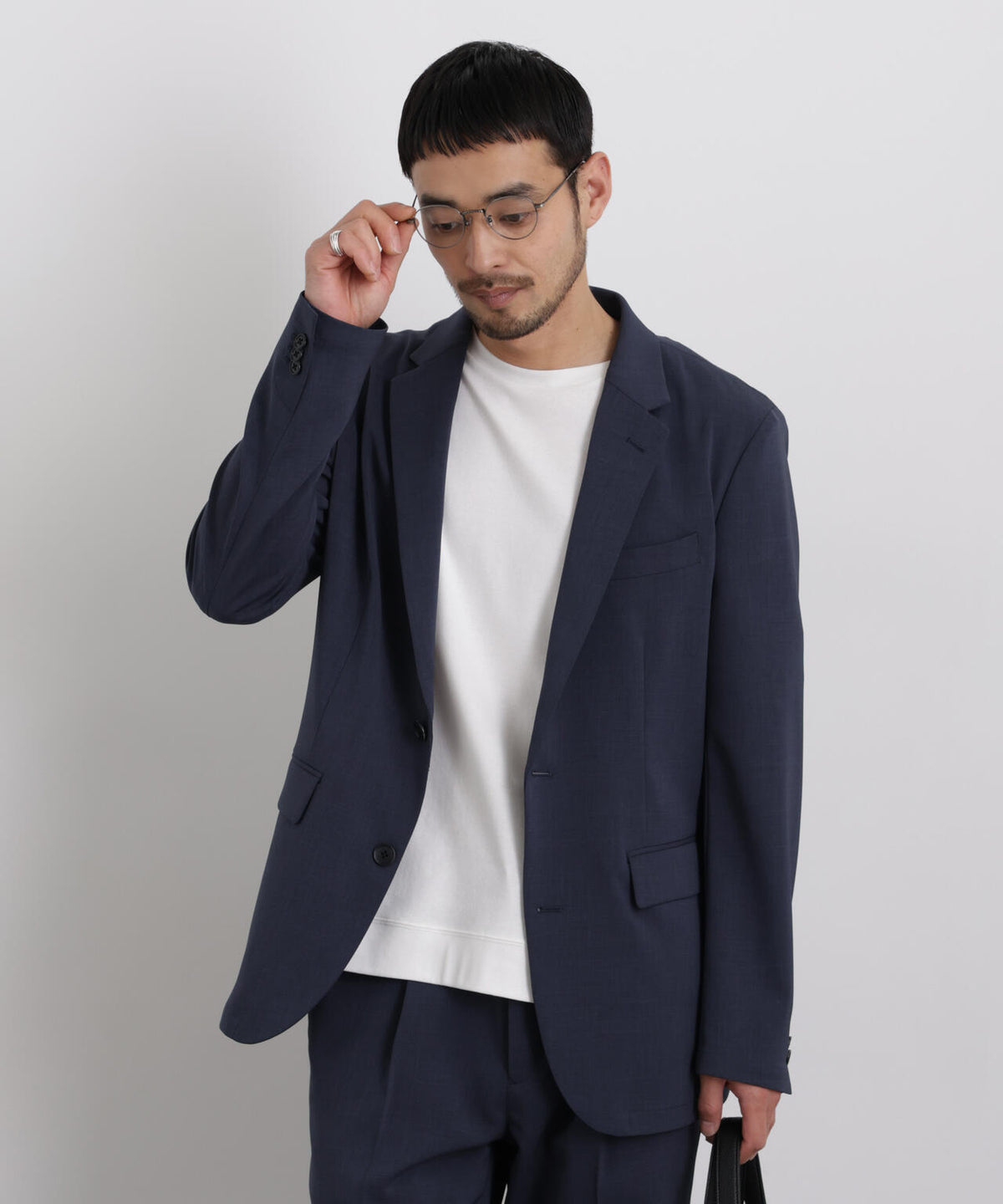 【大人気セットアップ】「Damerino」 クールタッチストレッチセットアップ/接触冷感.UVカット