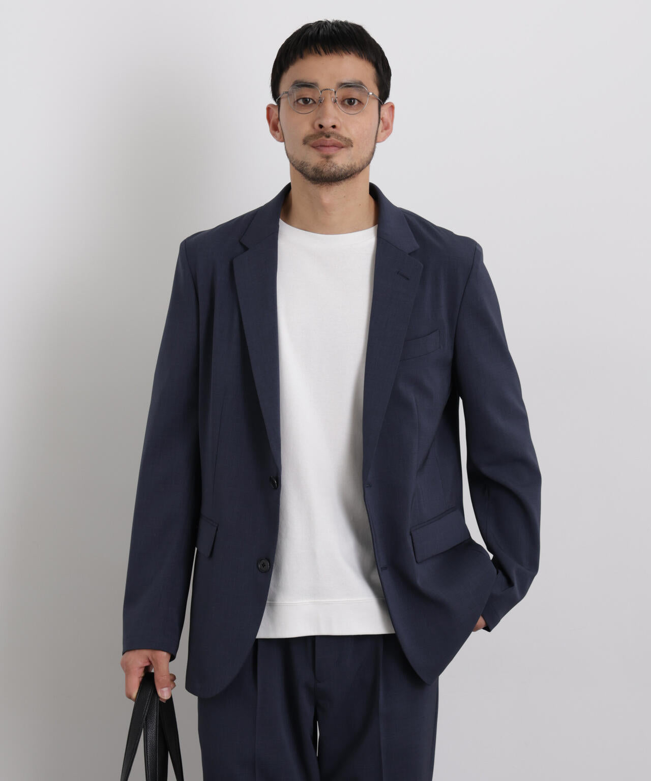 【大人気セットアップ】「Damerino」 クールタッチストレッチセットアップ/接触冷感.UVカット