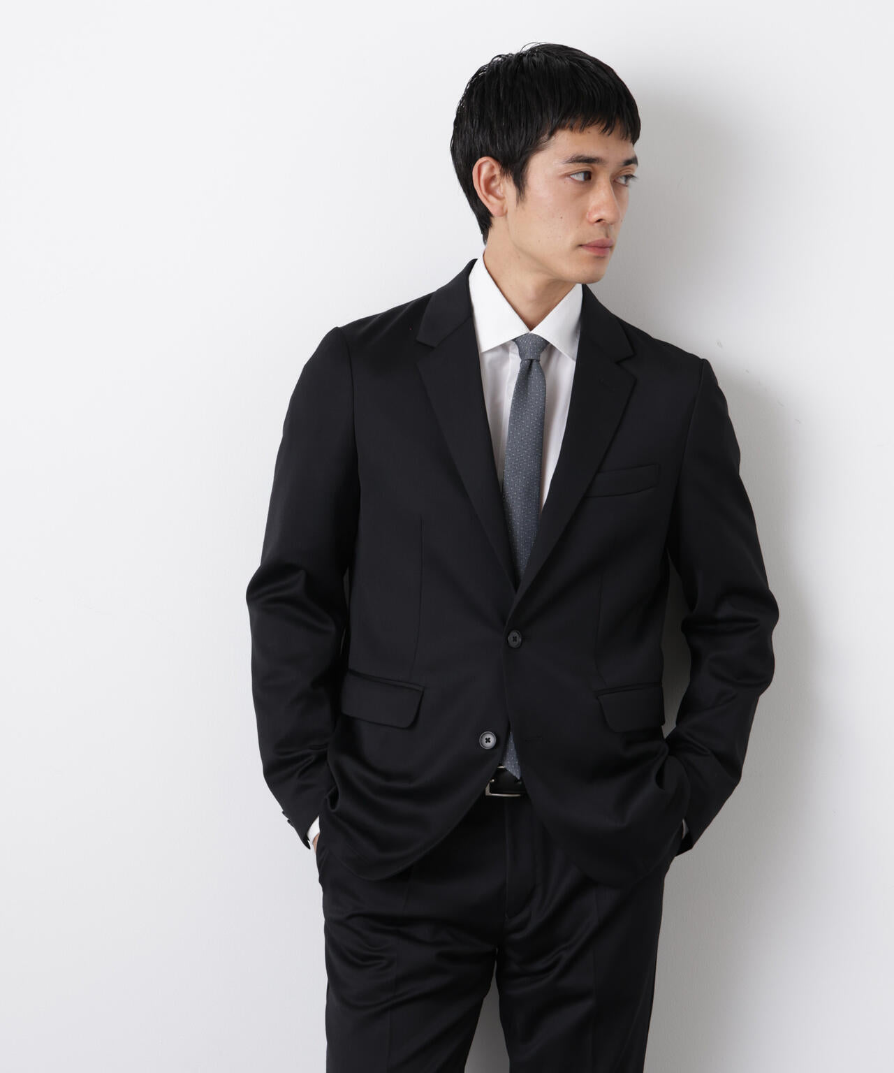 【大人気セットアップ】「Damerino」ExtrafineWoolmix ベネセットアップストレッチ