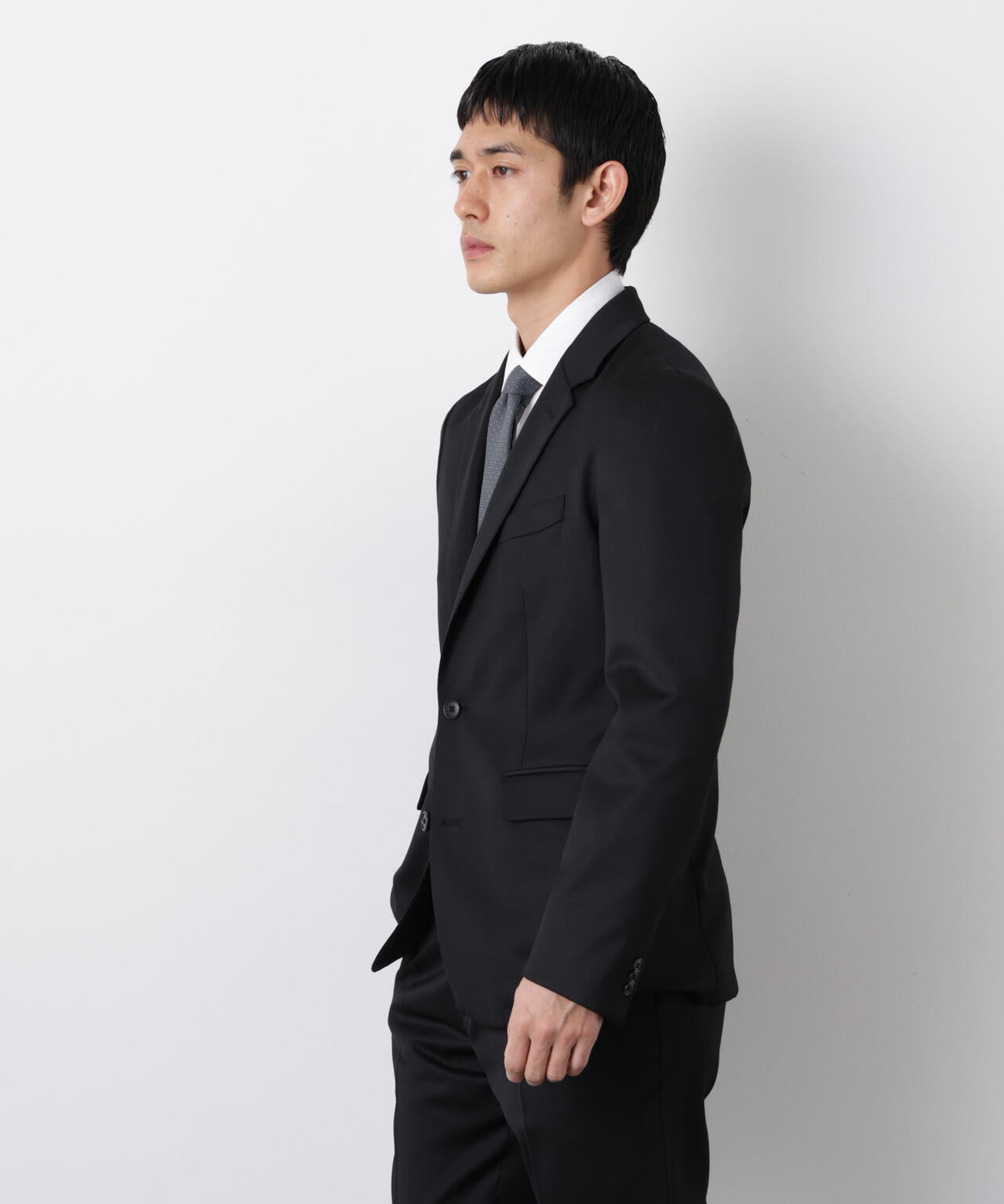 【大人気セットアップ】「Damerino」ExtrafineWoolmix ベネセットアップストレッチ