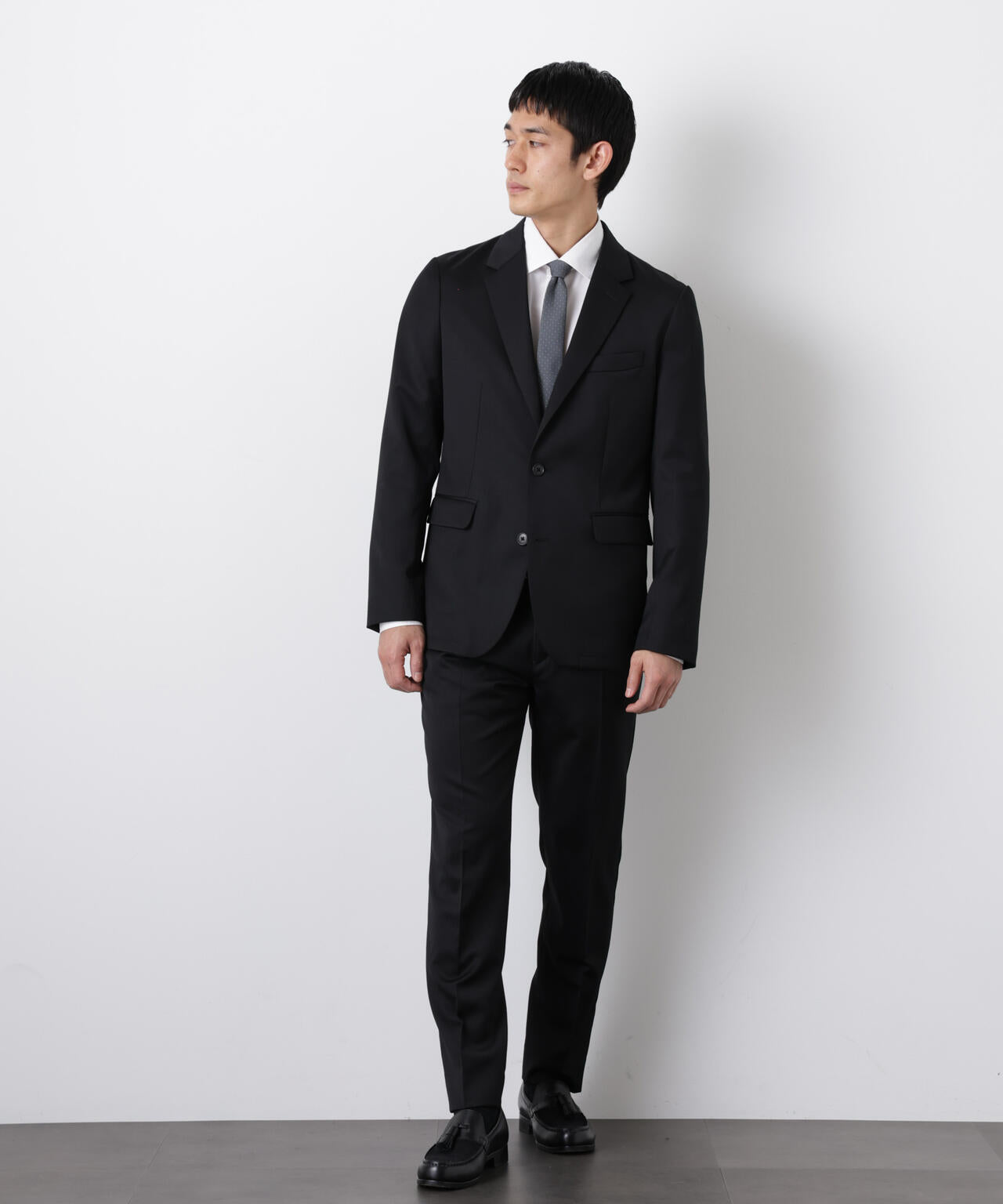 【大人気セットアップ】「Damerino」ExtrafineWoolmix ベネセットアップストレッチ