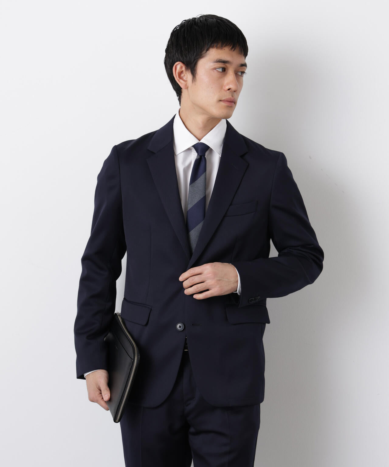 【大人気セットアップ】「Damerino」ExtrafineWoolmix ベネセットアップストレッチ