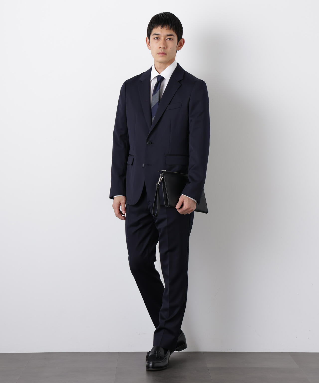 【大人気セットアップ】「Damerino」ExtrafineWoolmix ベネセットアップストレッチ