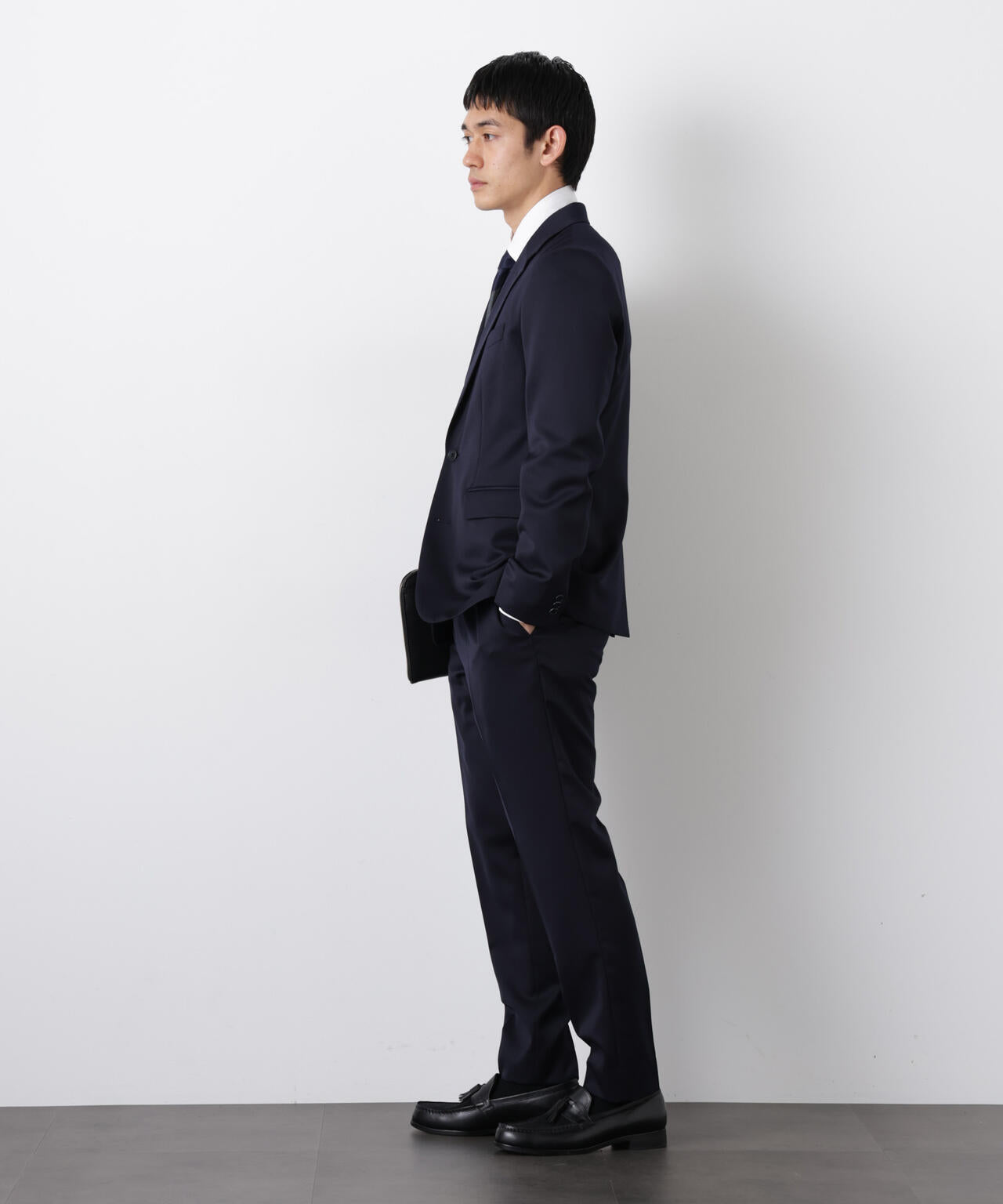 【大人気セットアップ】「Damerino」ExtrafineWoolmix ベネセットアップストレッチ