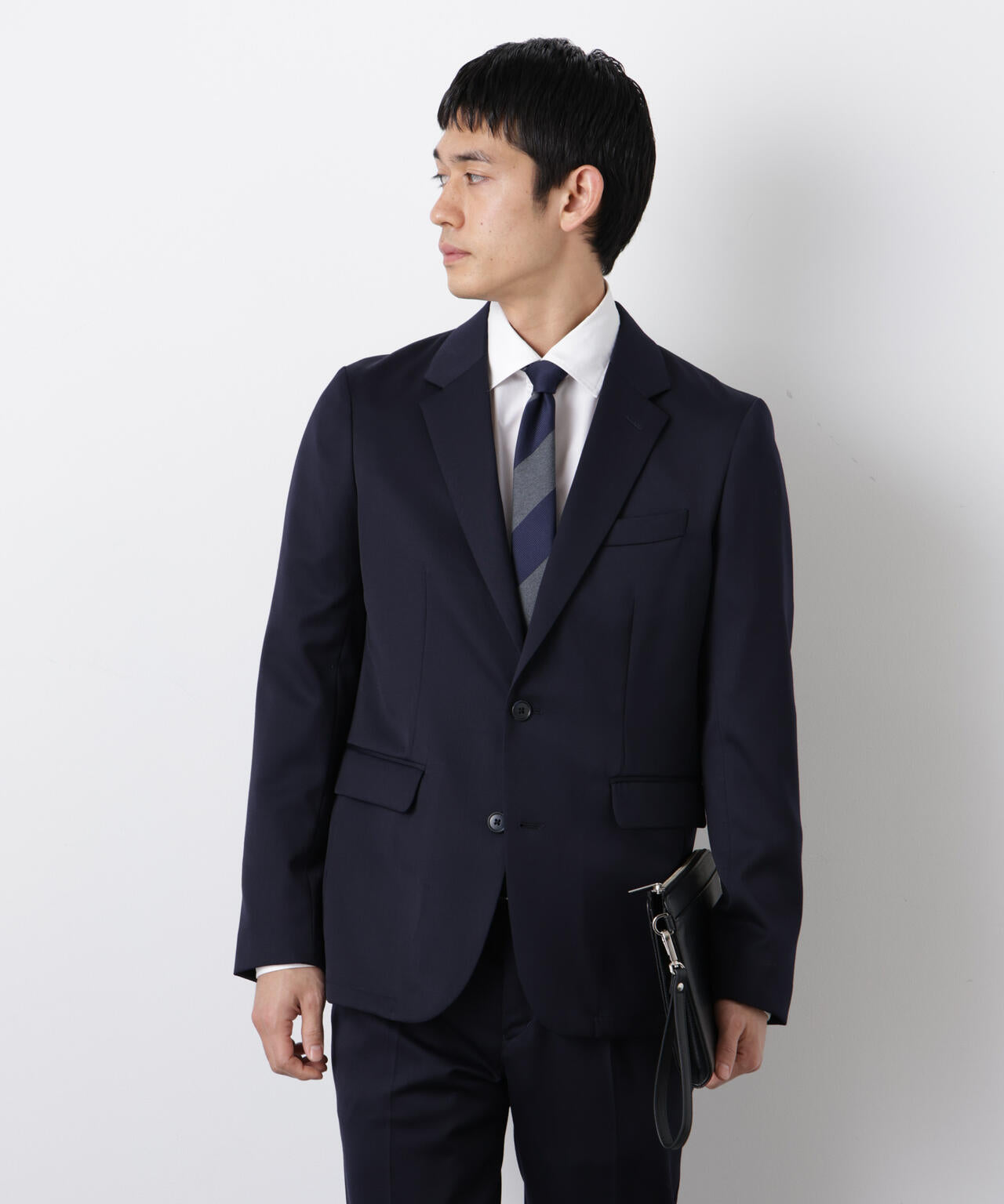 【大人気セットアップ】「Damerino」ExtrafineWoolmix ベネセットアップストレッチ