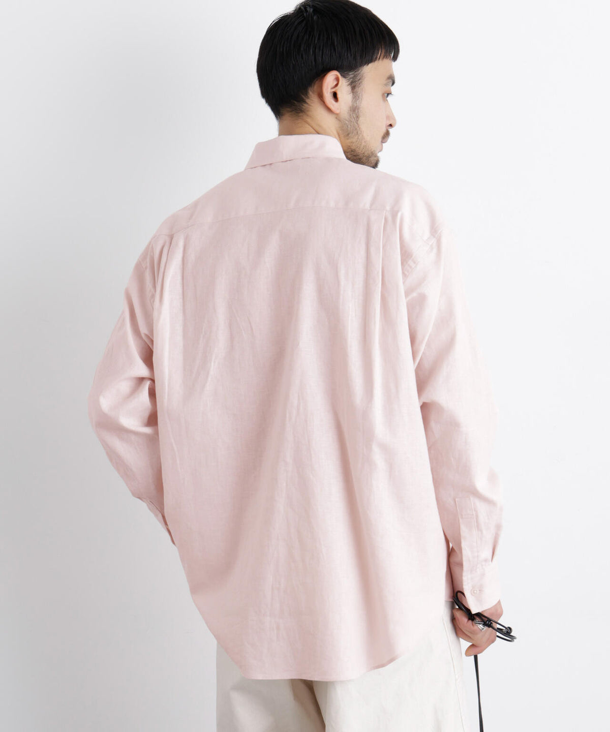 「FRENCH LINEN」リネンコットンレギュラーシャツ
