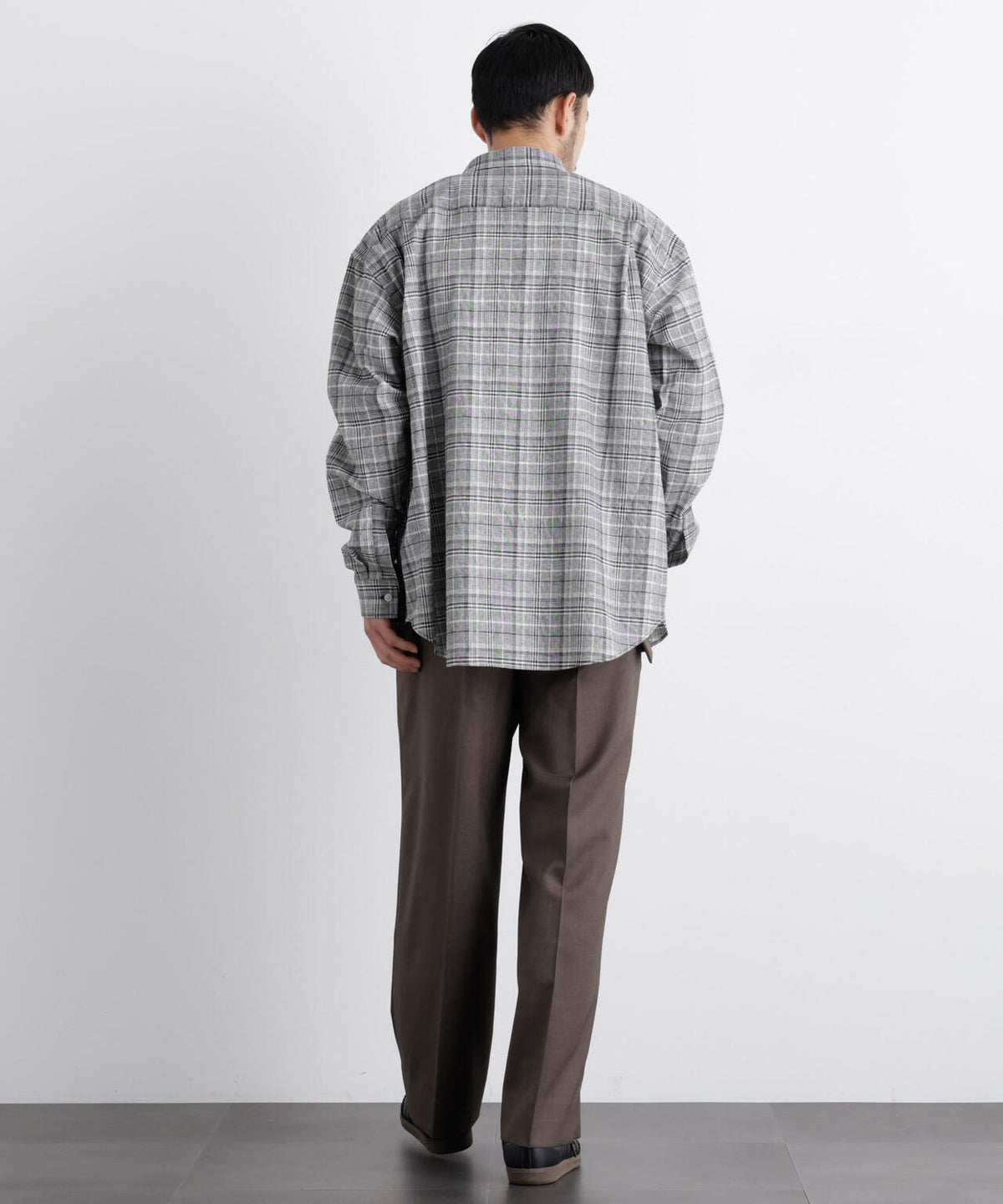 「FRENCH LINEN」リネンコットンレギュラーシャツ