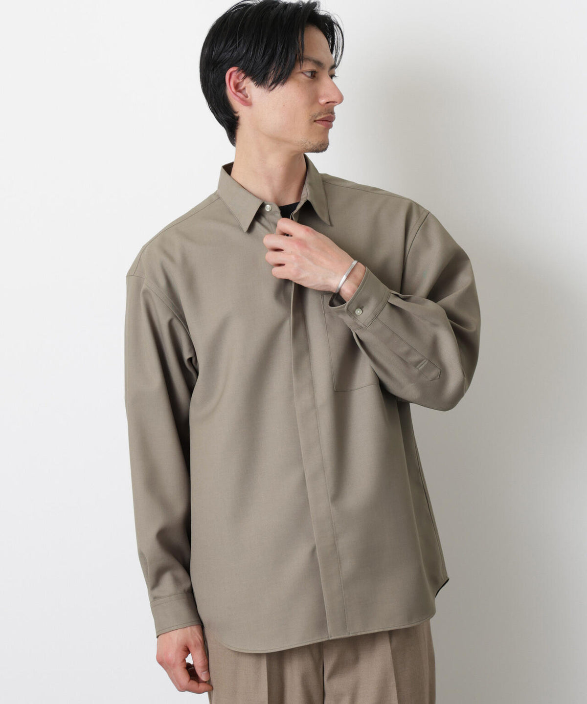 「Gavante」ドライギャバレギュラーカラーシャツ