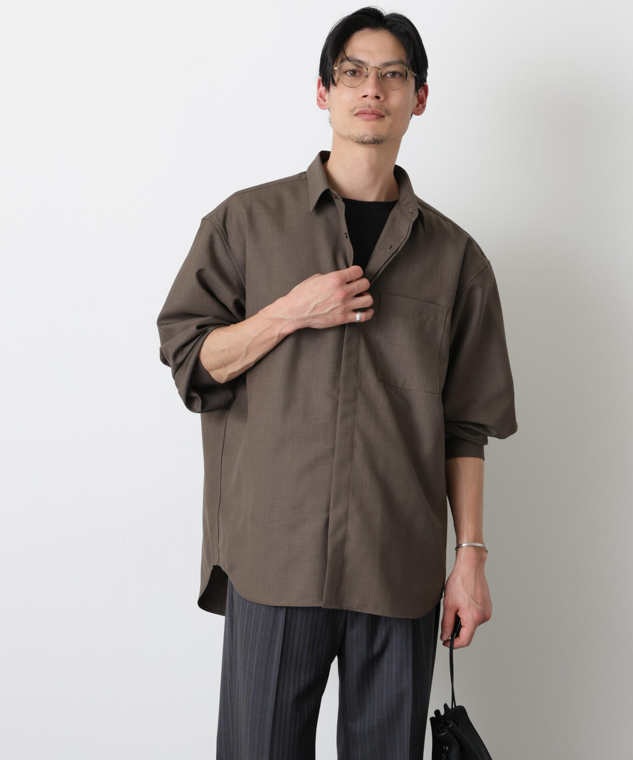 「Gavante」ドライギャバレギュラーカラーシャツ