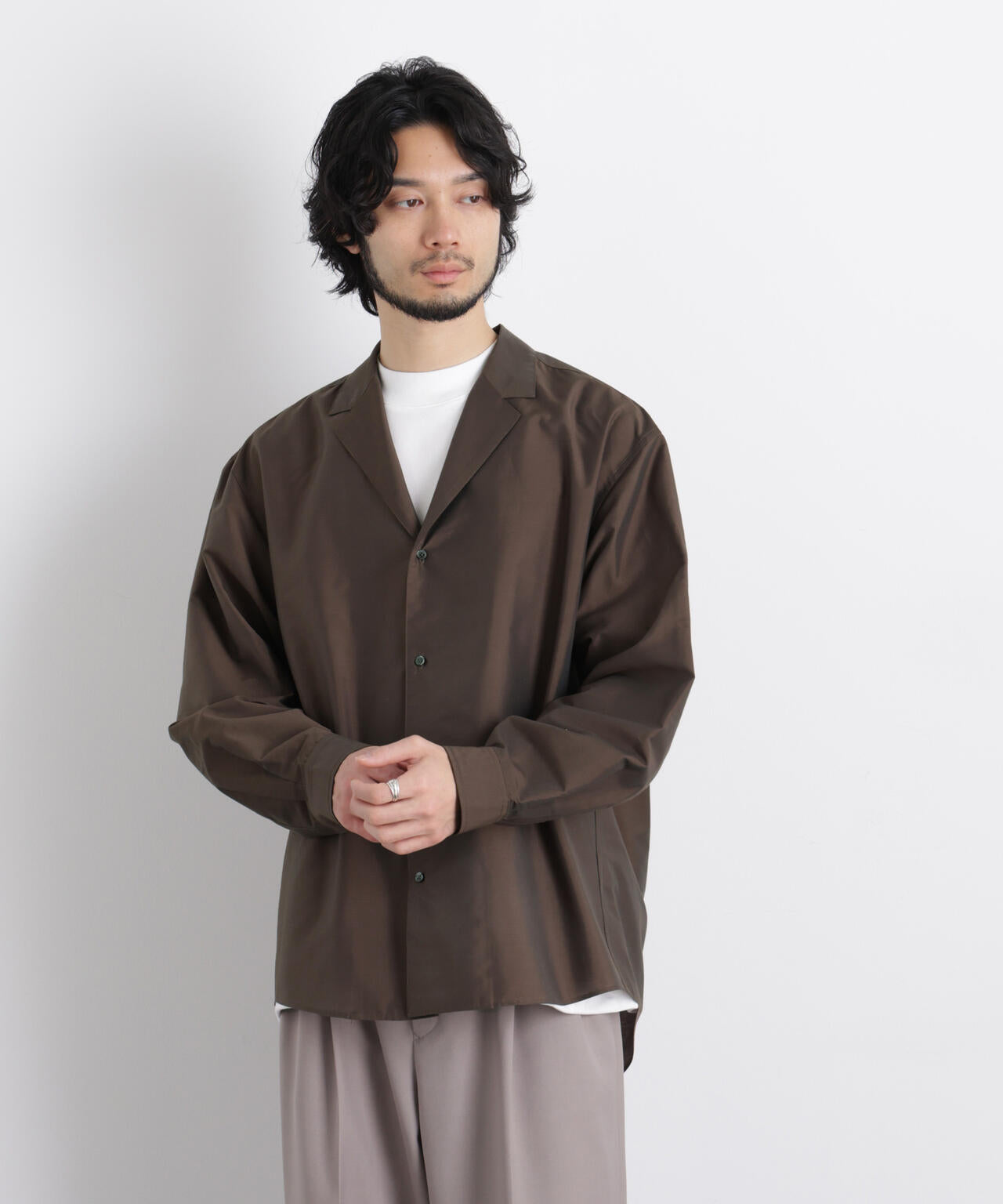 「OtoNANO」 大人のワイドシャツ テーラードカラーシャツ