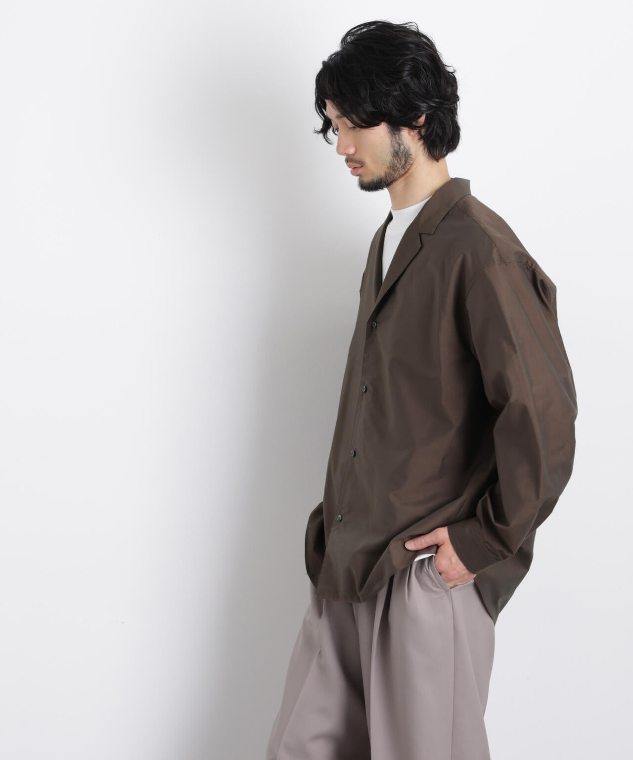 「OtoNANO」 大人のワイドシャツ テーラードカラーシャツ