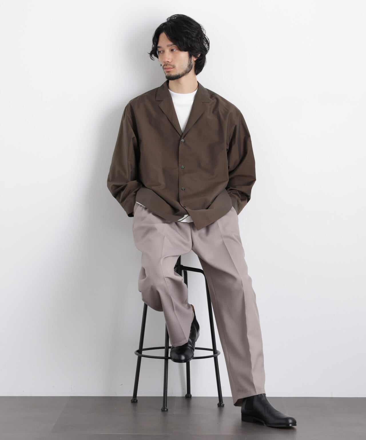 「OtoNANO」 大人のワイドシャツ テーラードカラーシャツ