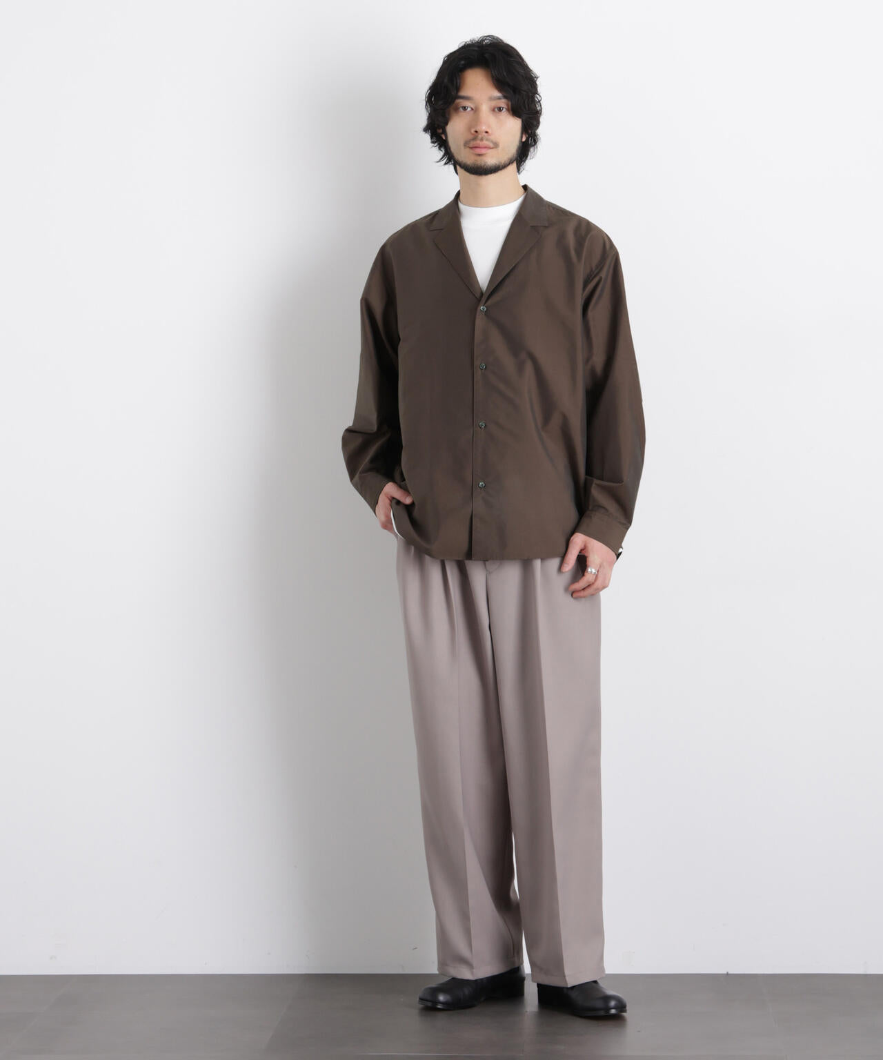 「OtoNANO」 大人のワイドシャツ テーラードカラーシャツ