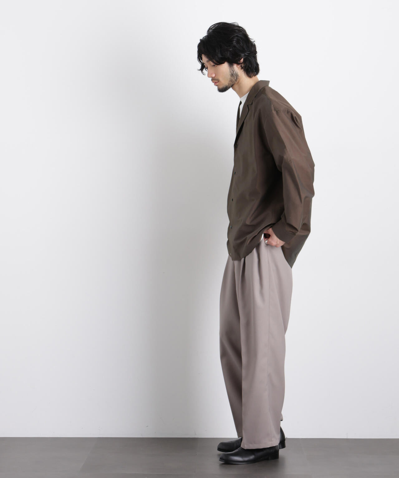 「OtoNANO」 大人のワイドシャツ テーラードカラーシャツ