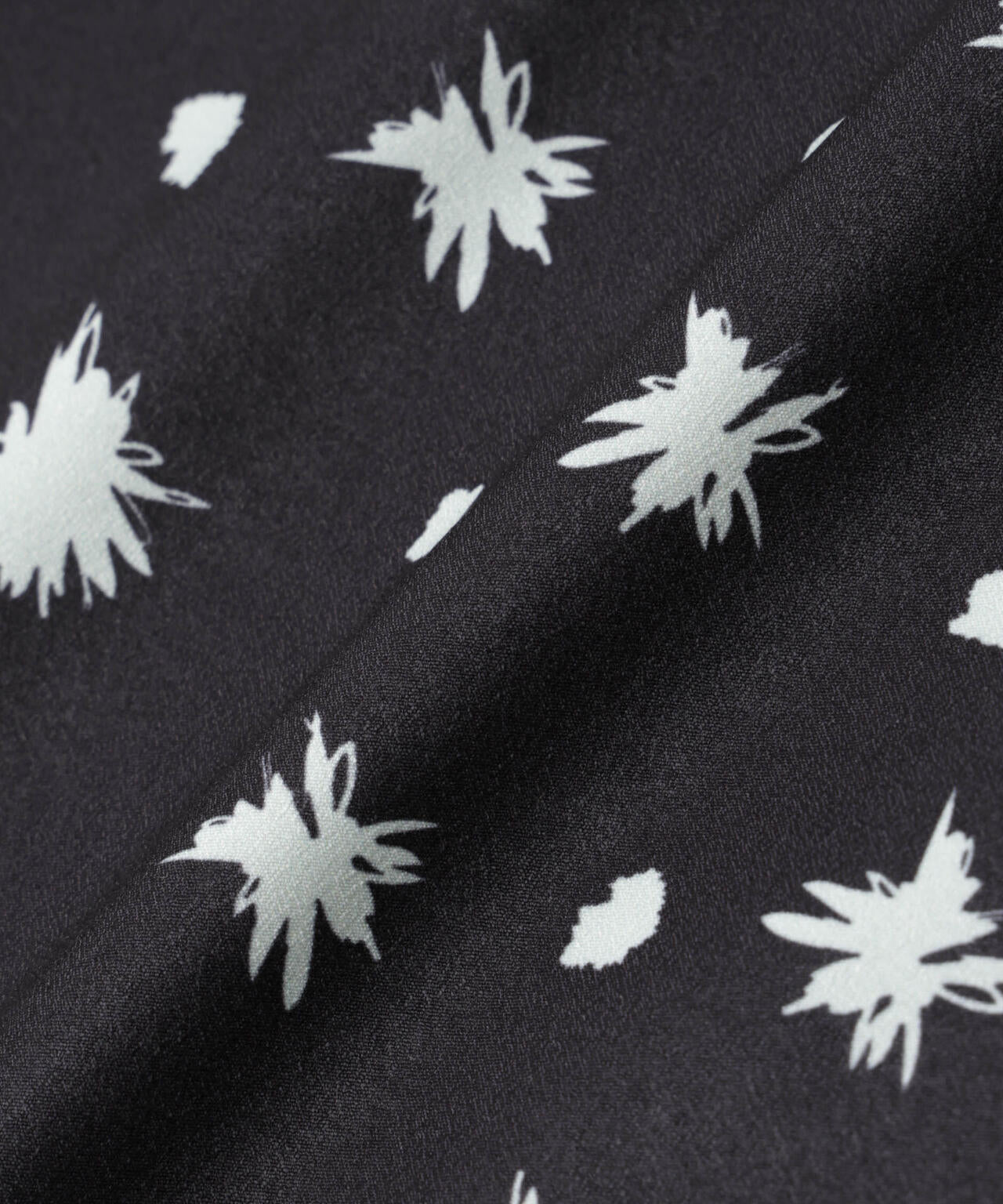 「EDITRIAL PRINT」アートフラワーシャツ