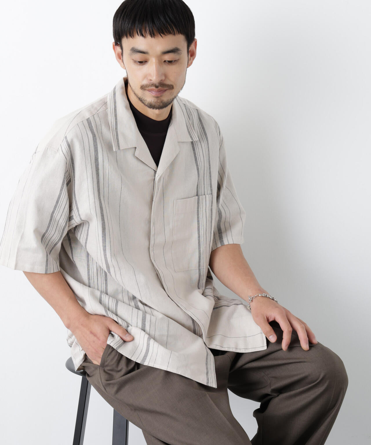 180cm B:89 W:70 H:91 着用サイズ:L