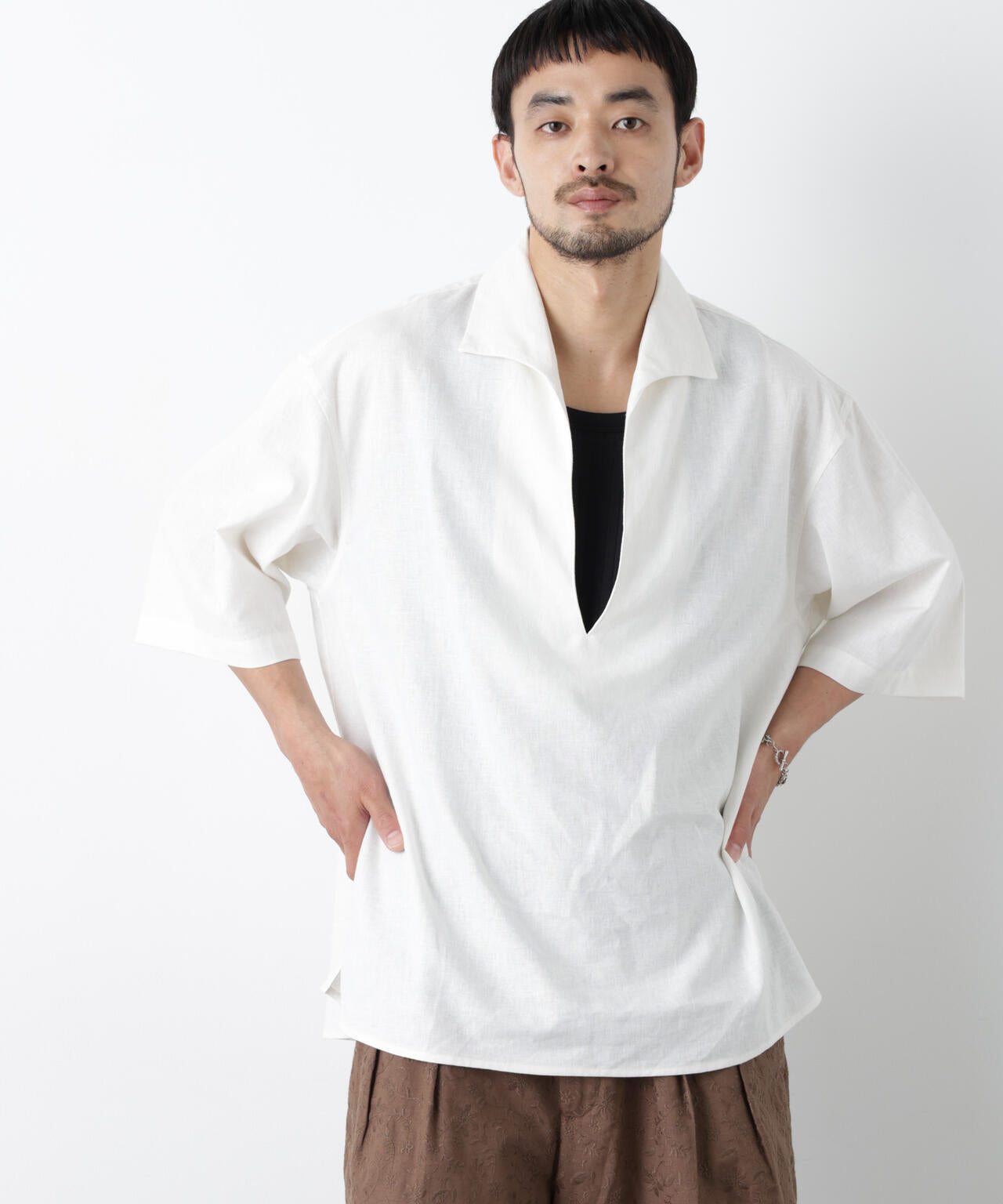180cm B:89 W:70 H:91 着用サイズ:L