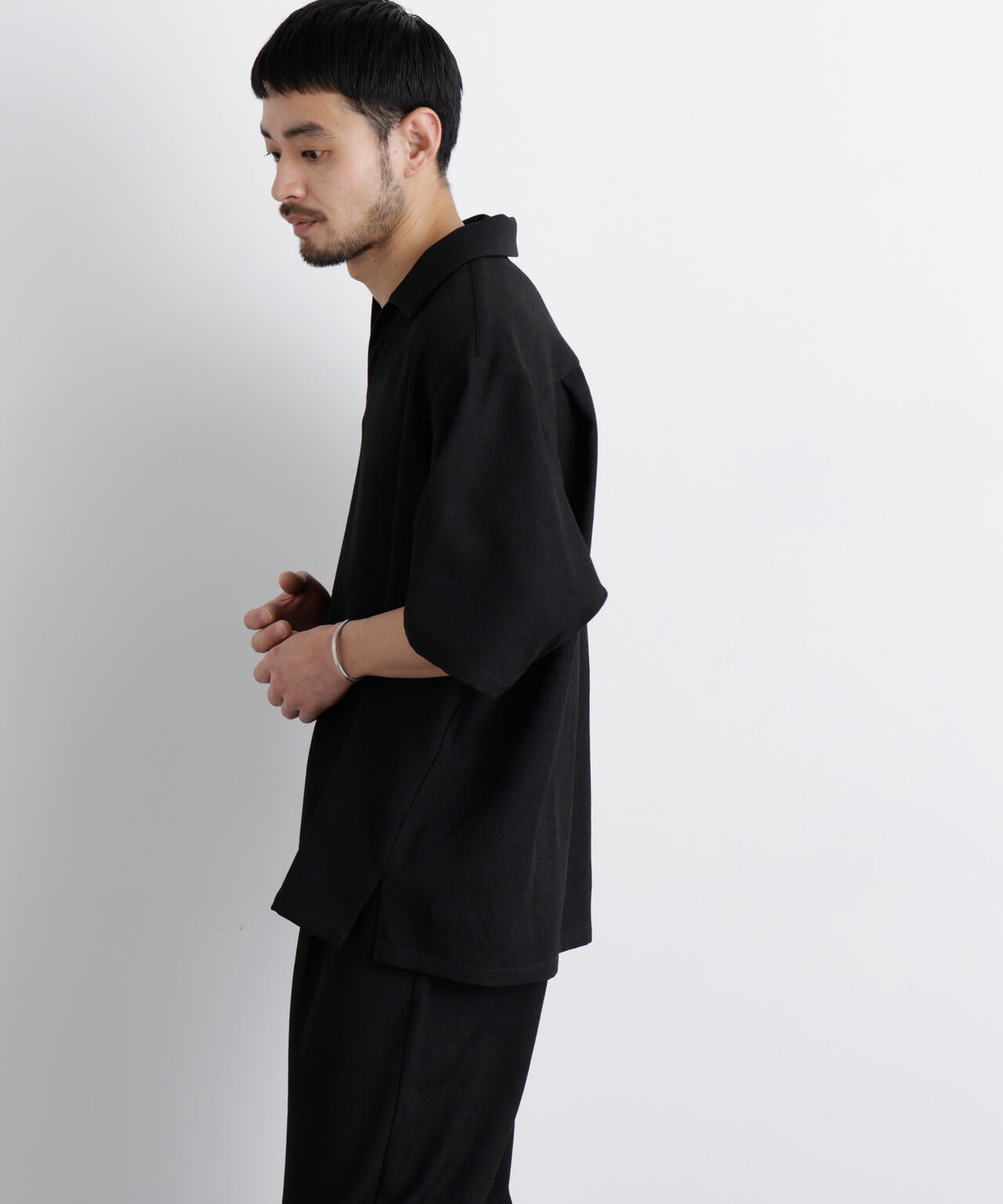 「Meaningful Continuity」coveross(R) EOS ポリエステルブッチャースキッパーシャツ