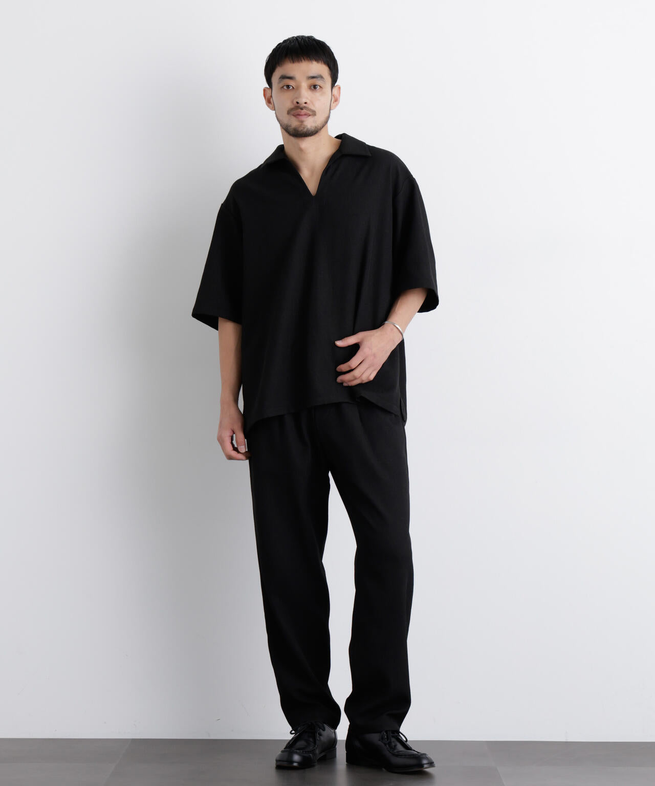 「Meaningful Continuity」coveross(R) EOS ポリエステルブッチャースキッパーシャツ