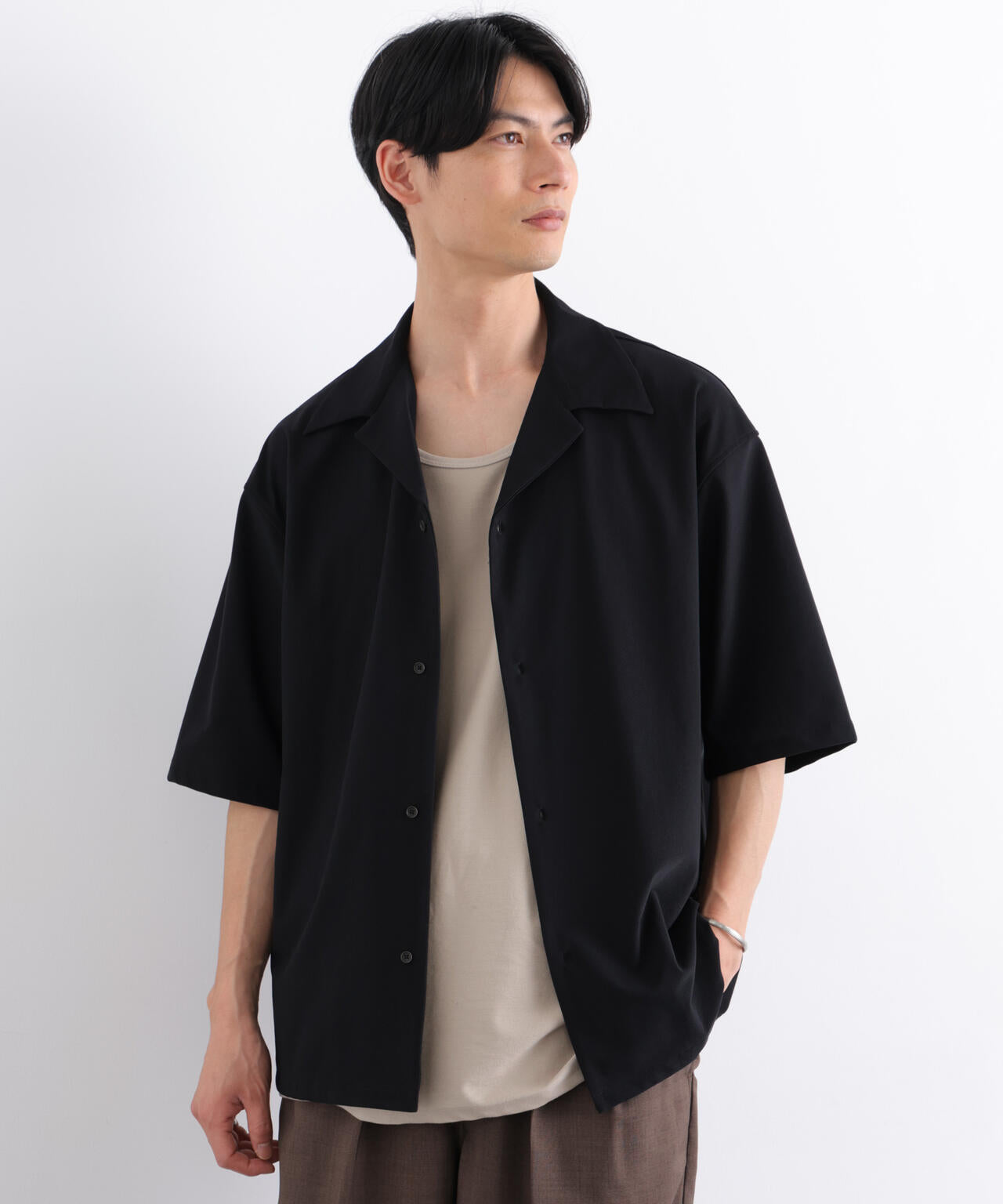 AIR TOOL オープンカラーシャツ